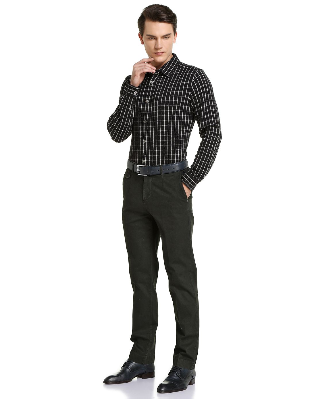 路卡迪龙luka dilong男装专场 黑/白色精选羊绒轻柔舒适开襟针织衫