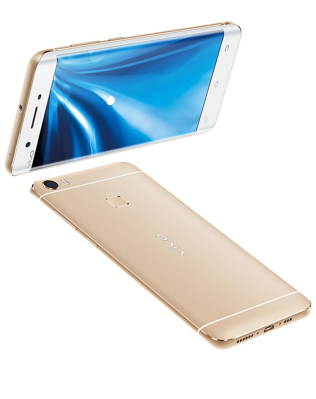 【全网通】vivo xplay5 香槟金 双曲屏金属 1600w像素