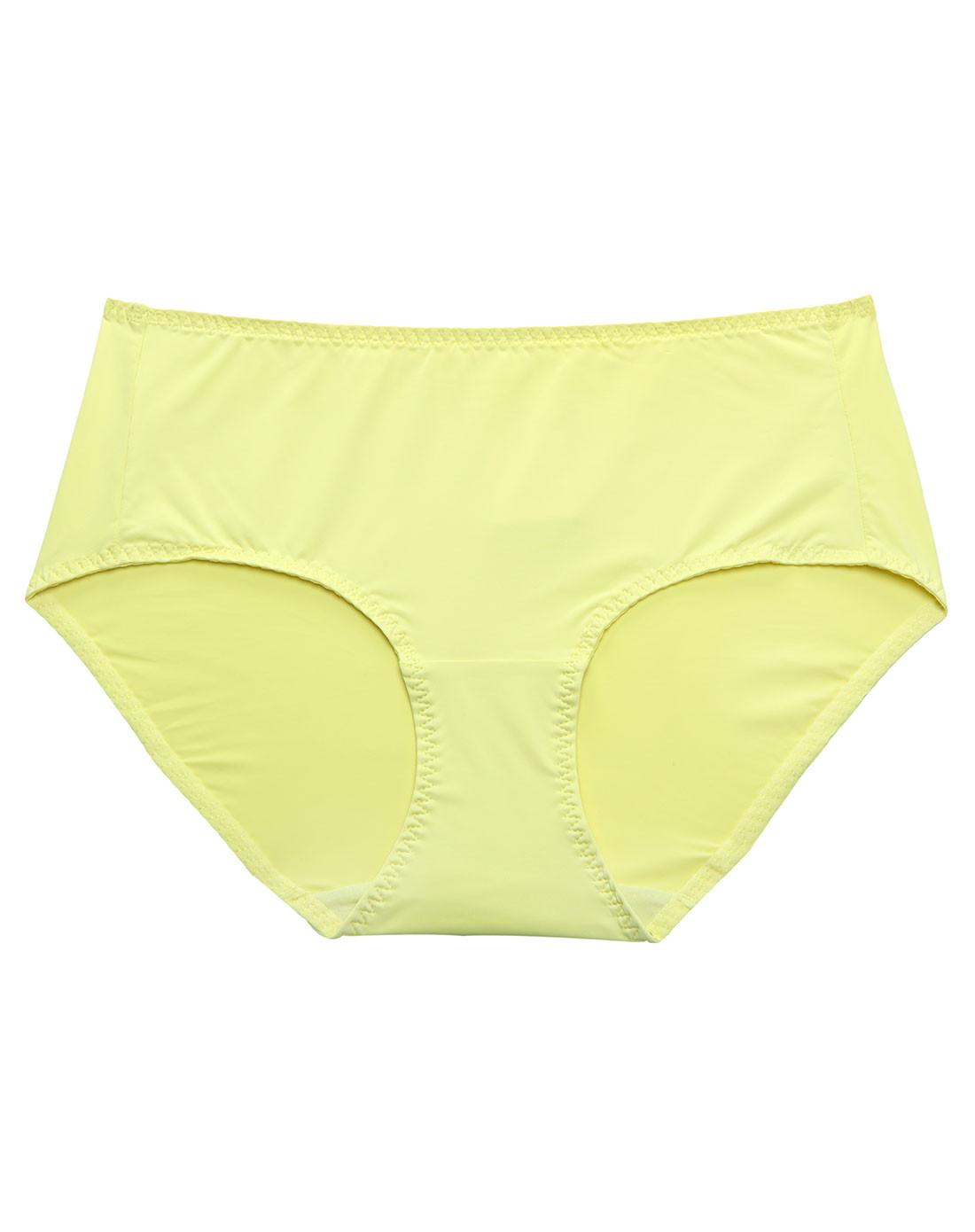 aimer爱慕女款浅黄色中腰平角裤