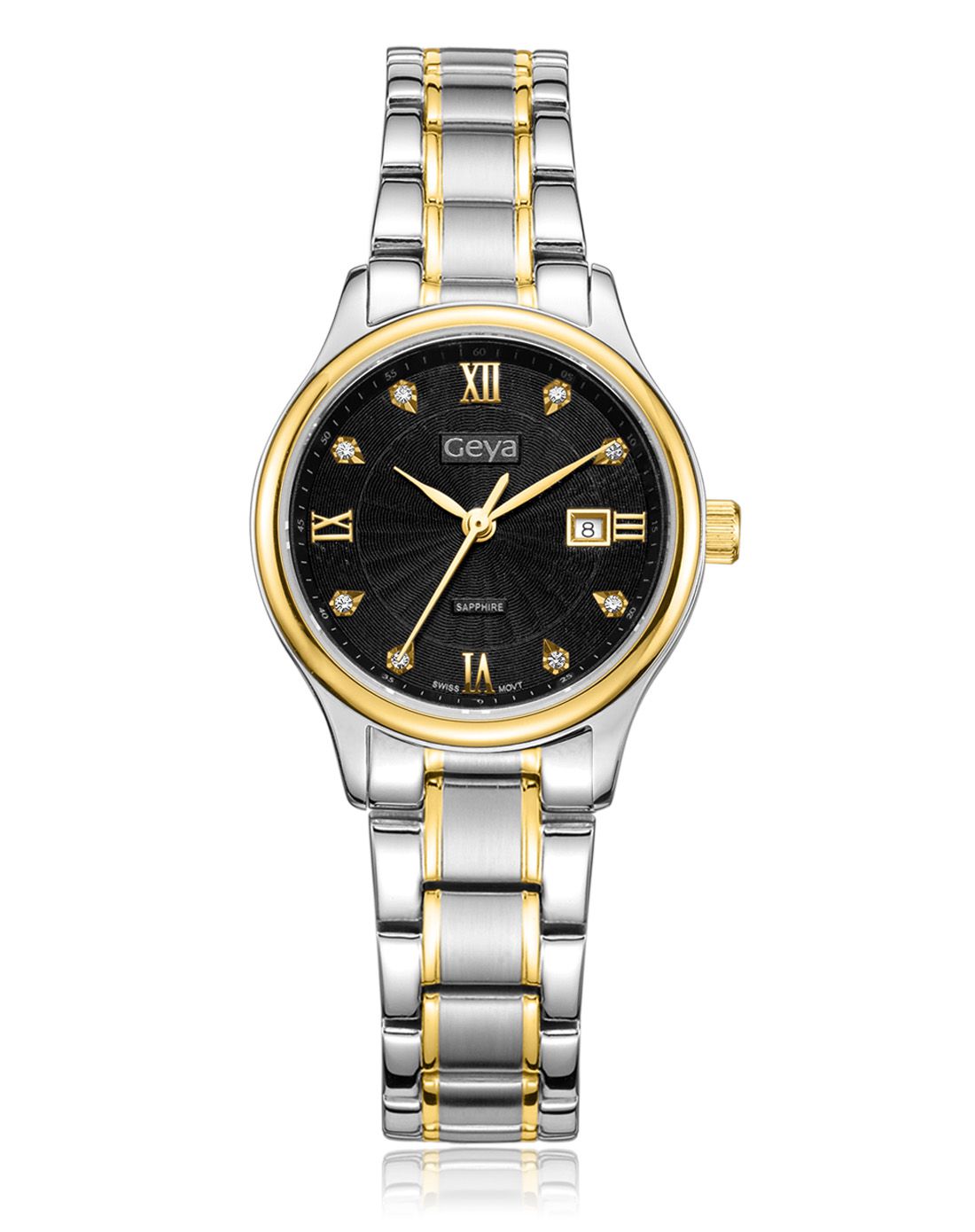 格雅geya手表专场 [唯品首发]2016商务精钢表