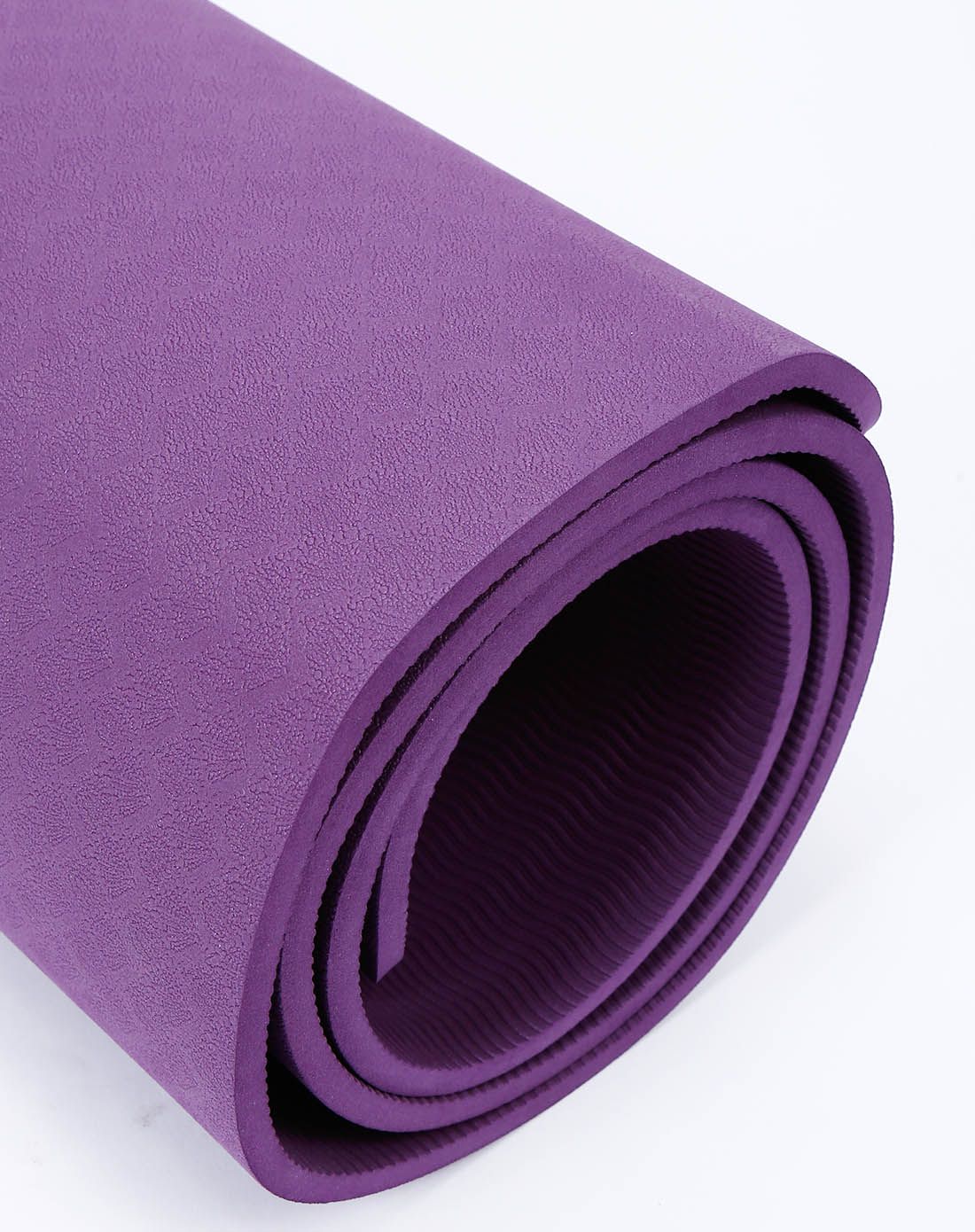 8mm加厚tpe抑菌无味瑜伽垫-紫色