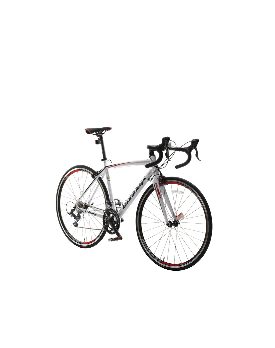 700c铝架16速竞速级公路车 送礼包 风鸣白色