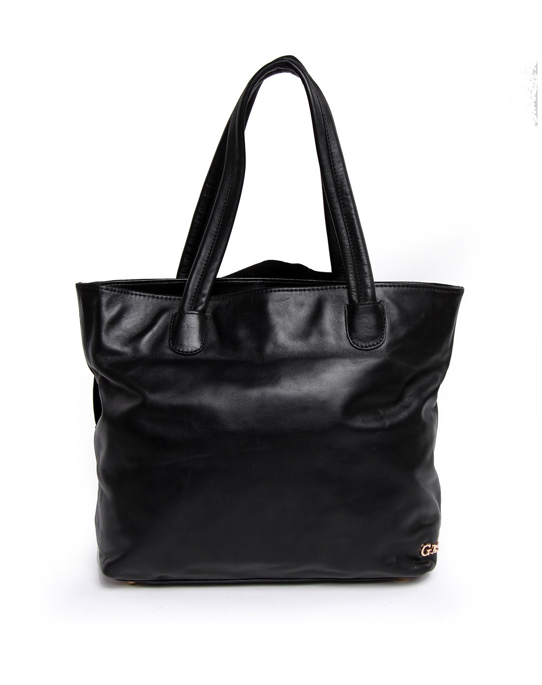 歌斯东尼女款黑色牛皮皮包皮具