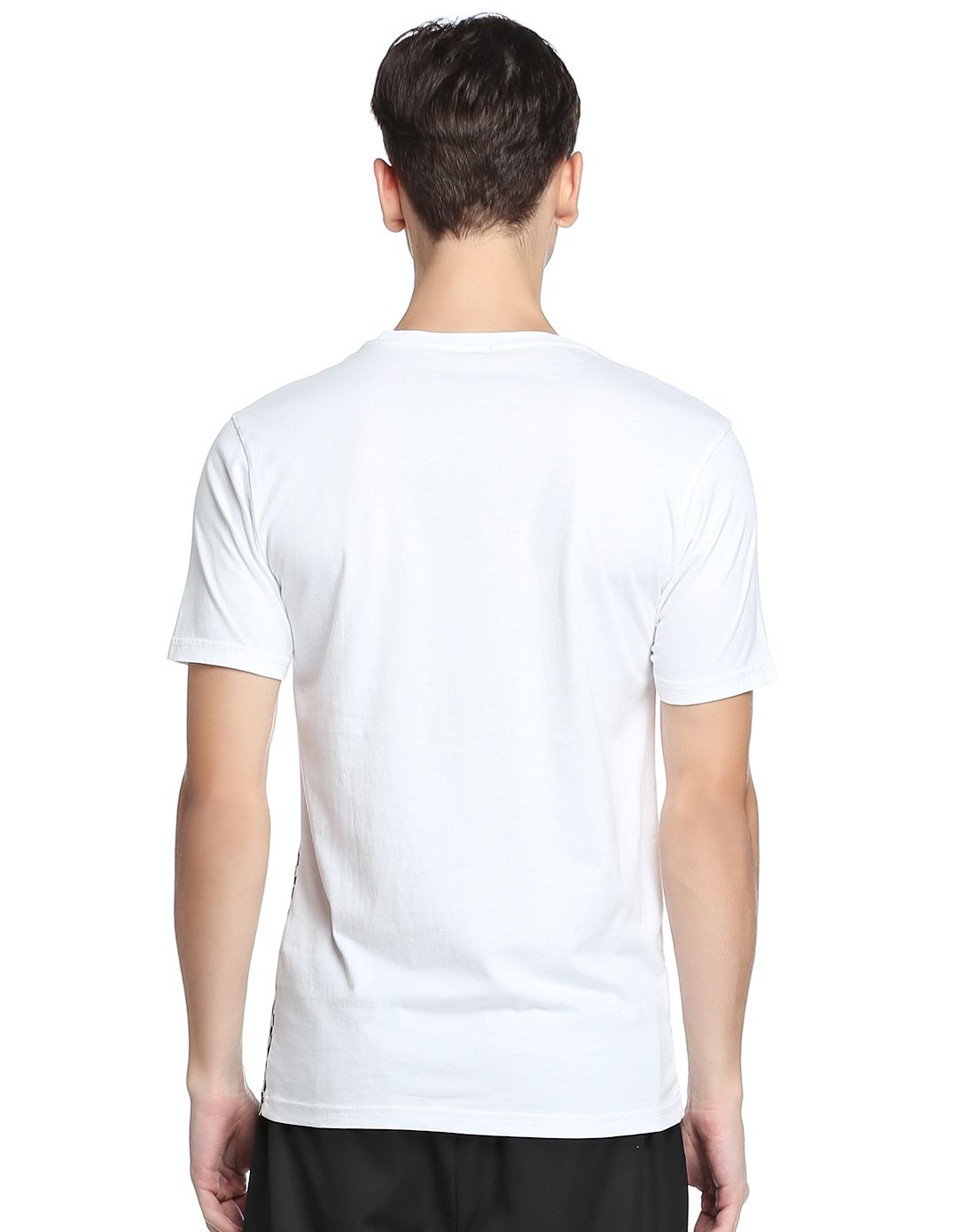 paul smith男款白色印花全棉短袖t恤