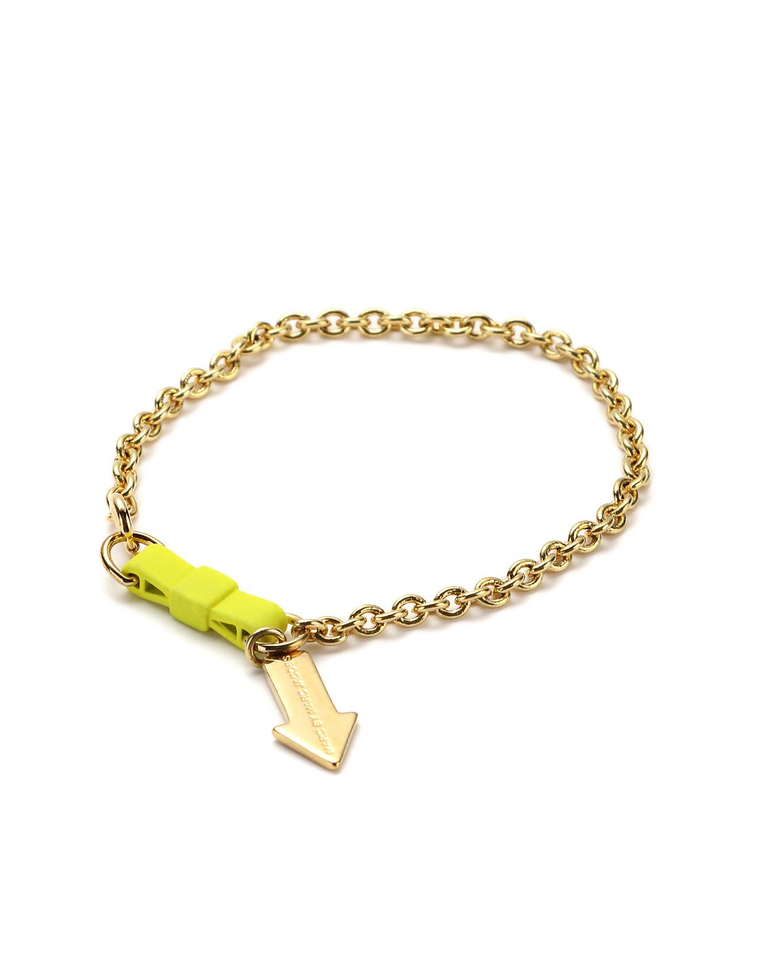 marc by marc jacobs女款金色优雅简约蝴蝶结装饰手链