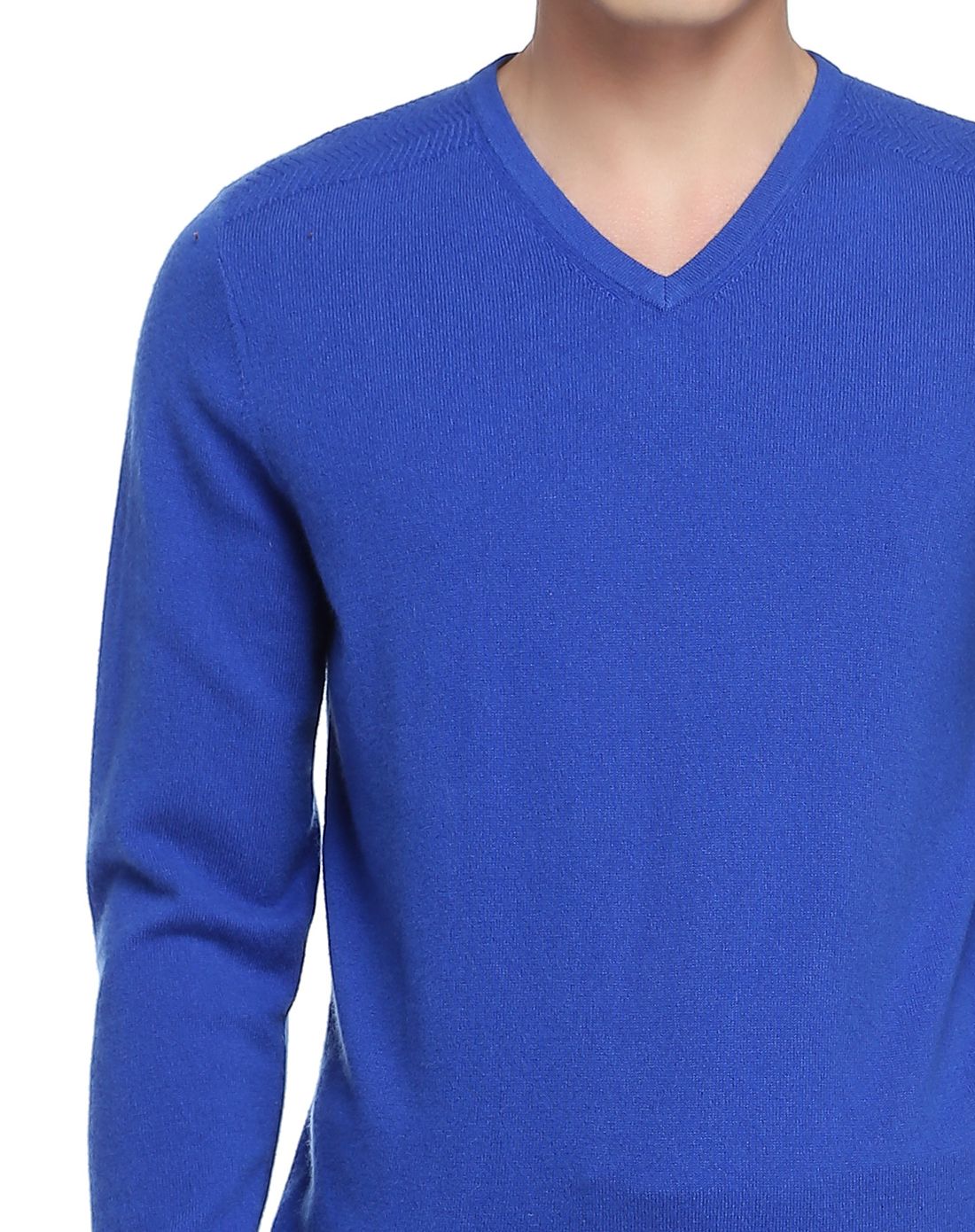 金利来gy goldlion时尚休闲男款中蓝毛衫sw00208-e2602-55_唯品会