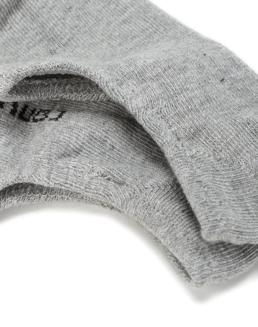 舒适透气 中性款灰色袜子 两双装