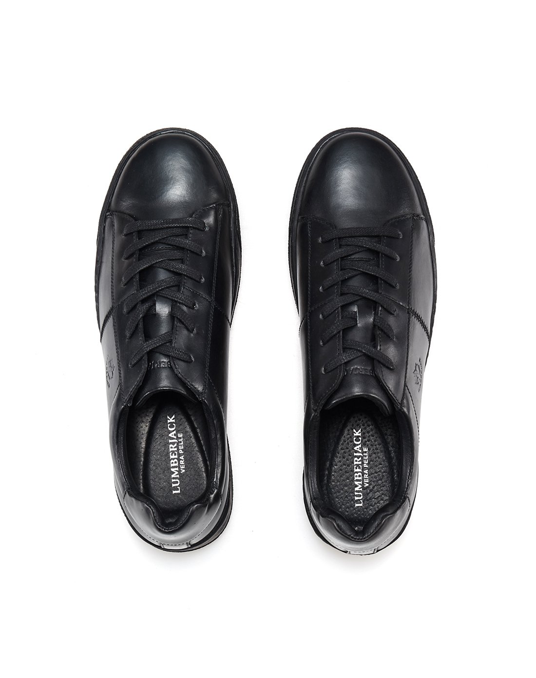 lumberjack男款logo点缀渐变皮质休闲板鞋