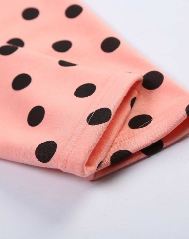 女童粉色加绒加厚打底裤