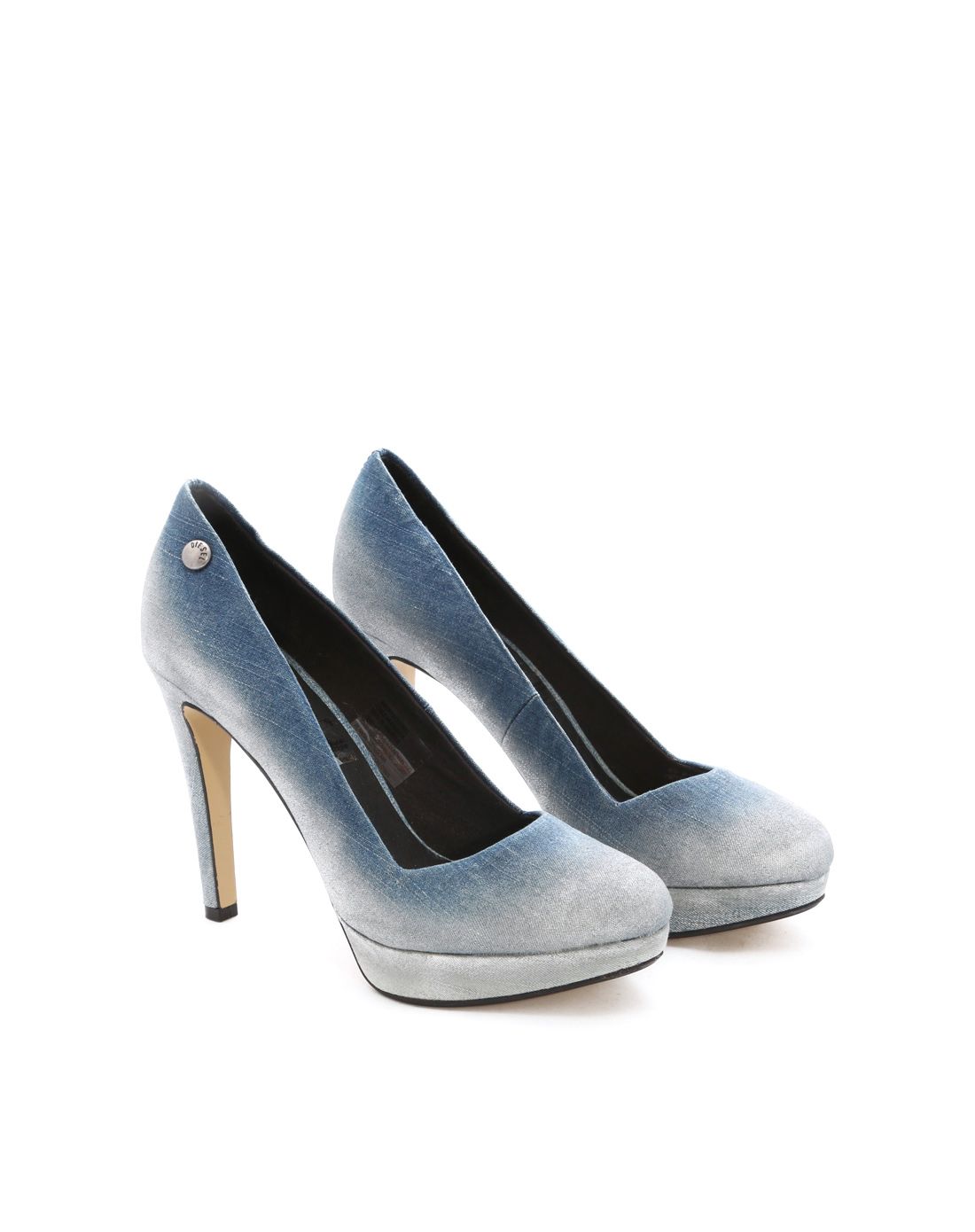 洗水高跟仿旧洗水款百搭女装鞋