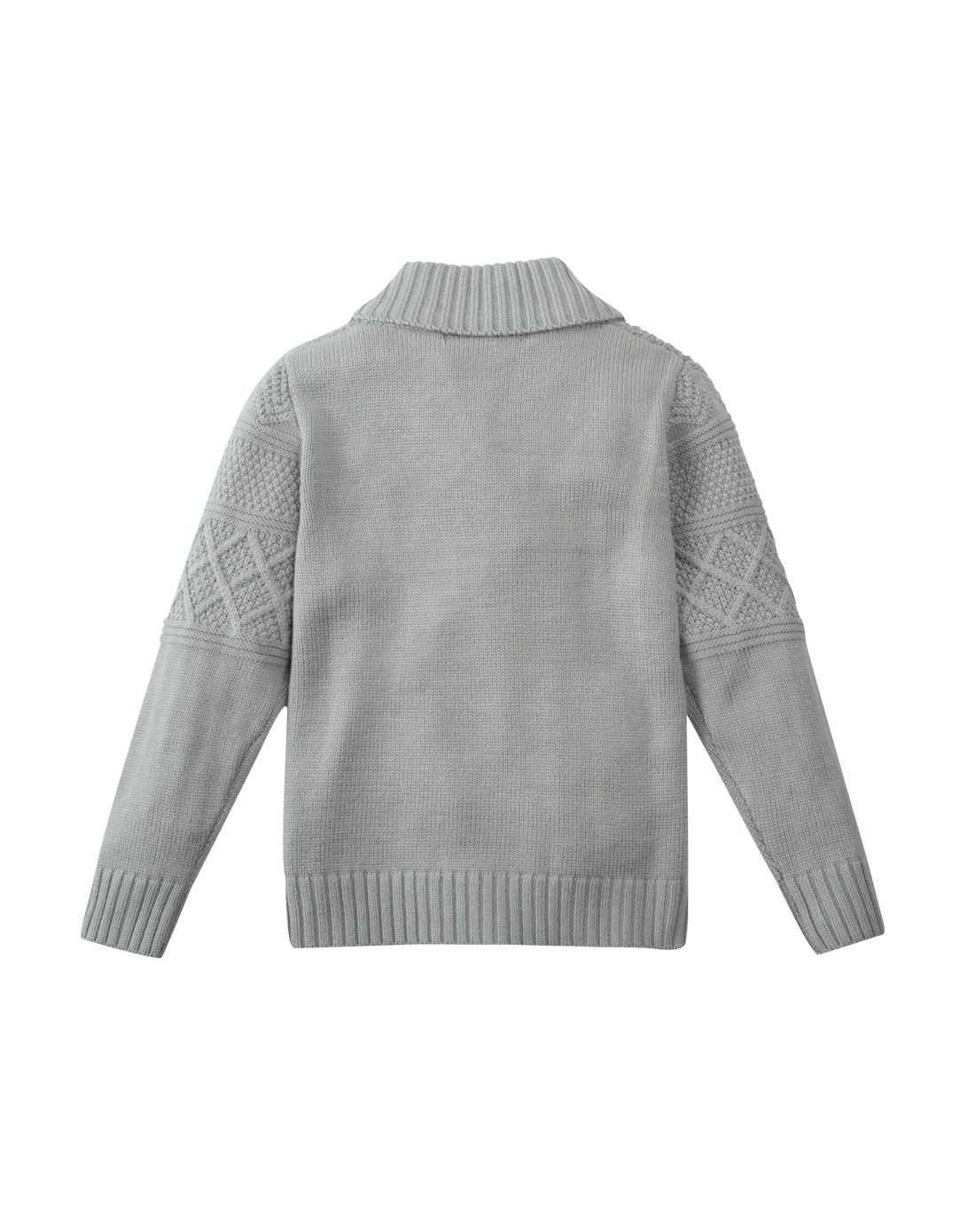 男童灰色毛衣