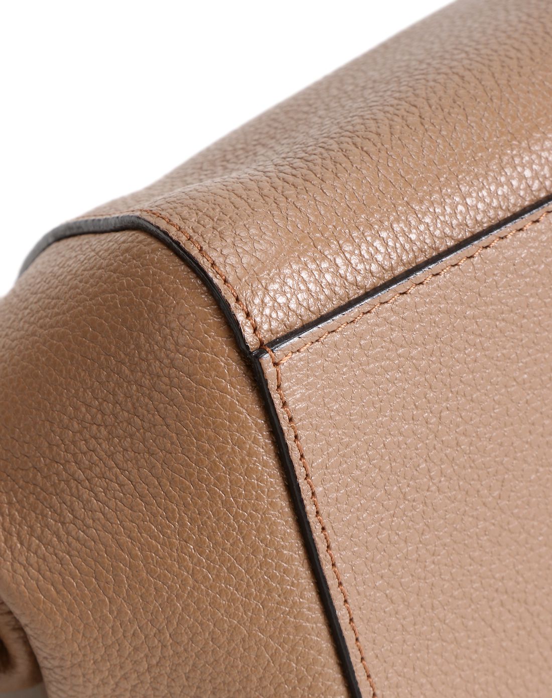 marc jacobs女款棕褐色耐磨实用时尚牛皮革手提包