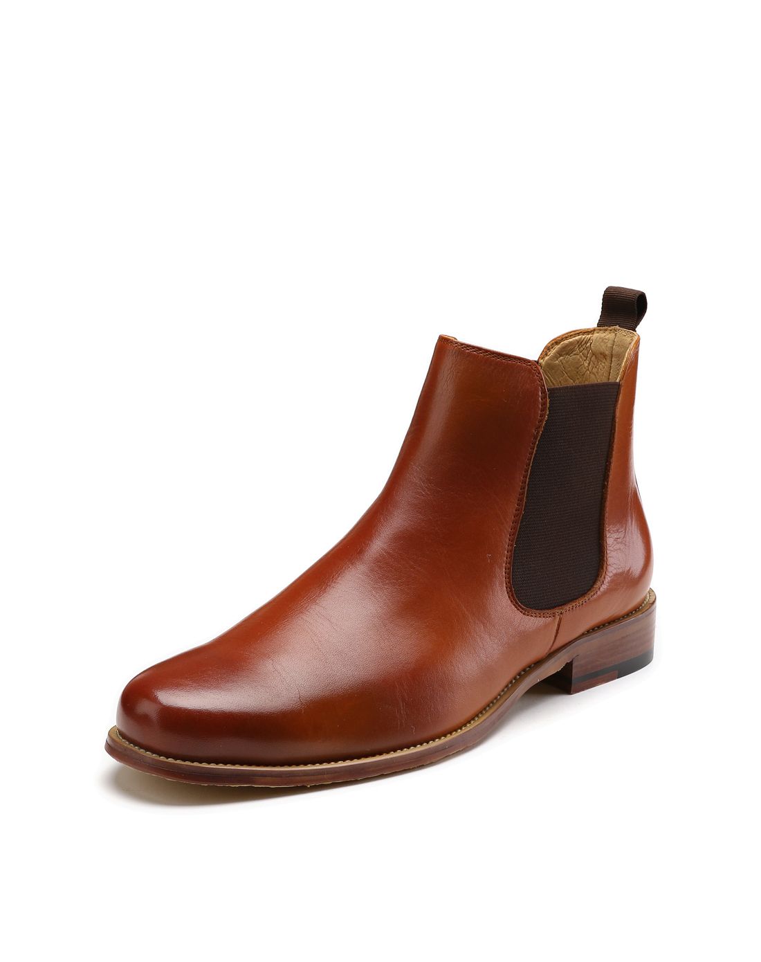 驼色简约商务皮鞋