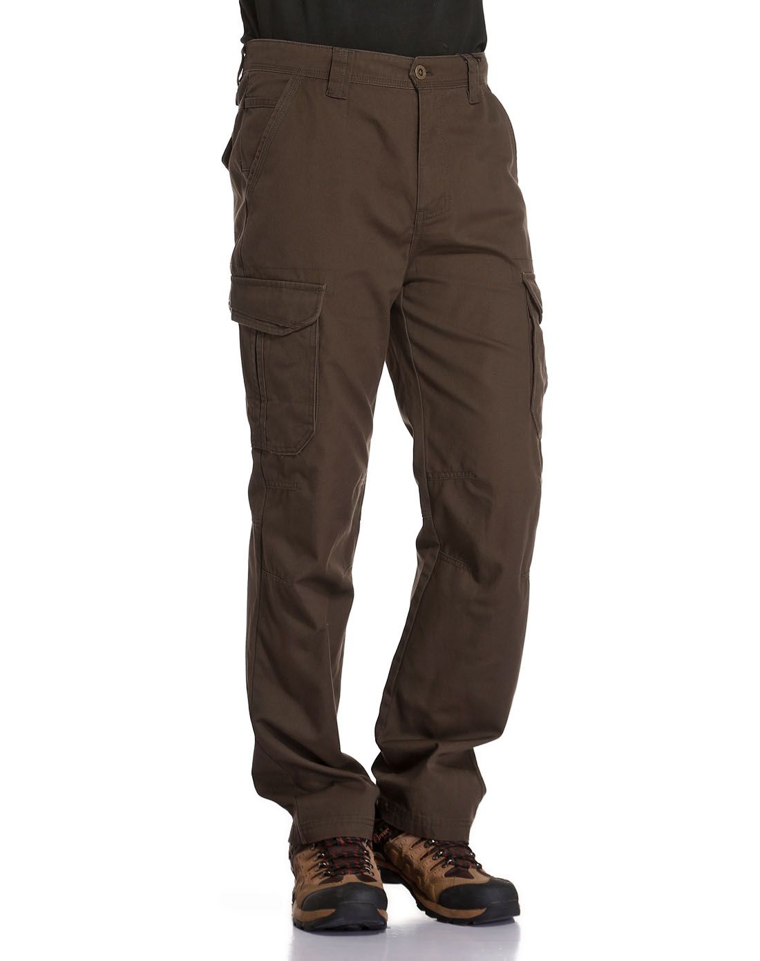 男棕色休闲裤 时尚百搭