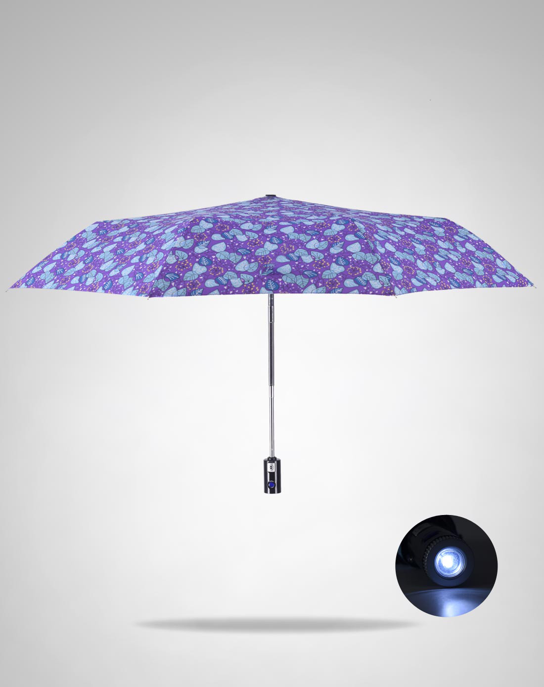 羚羊早安 全自动led灯防紫外线多功能晴雨伞