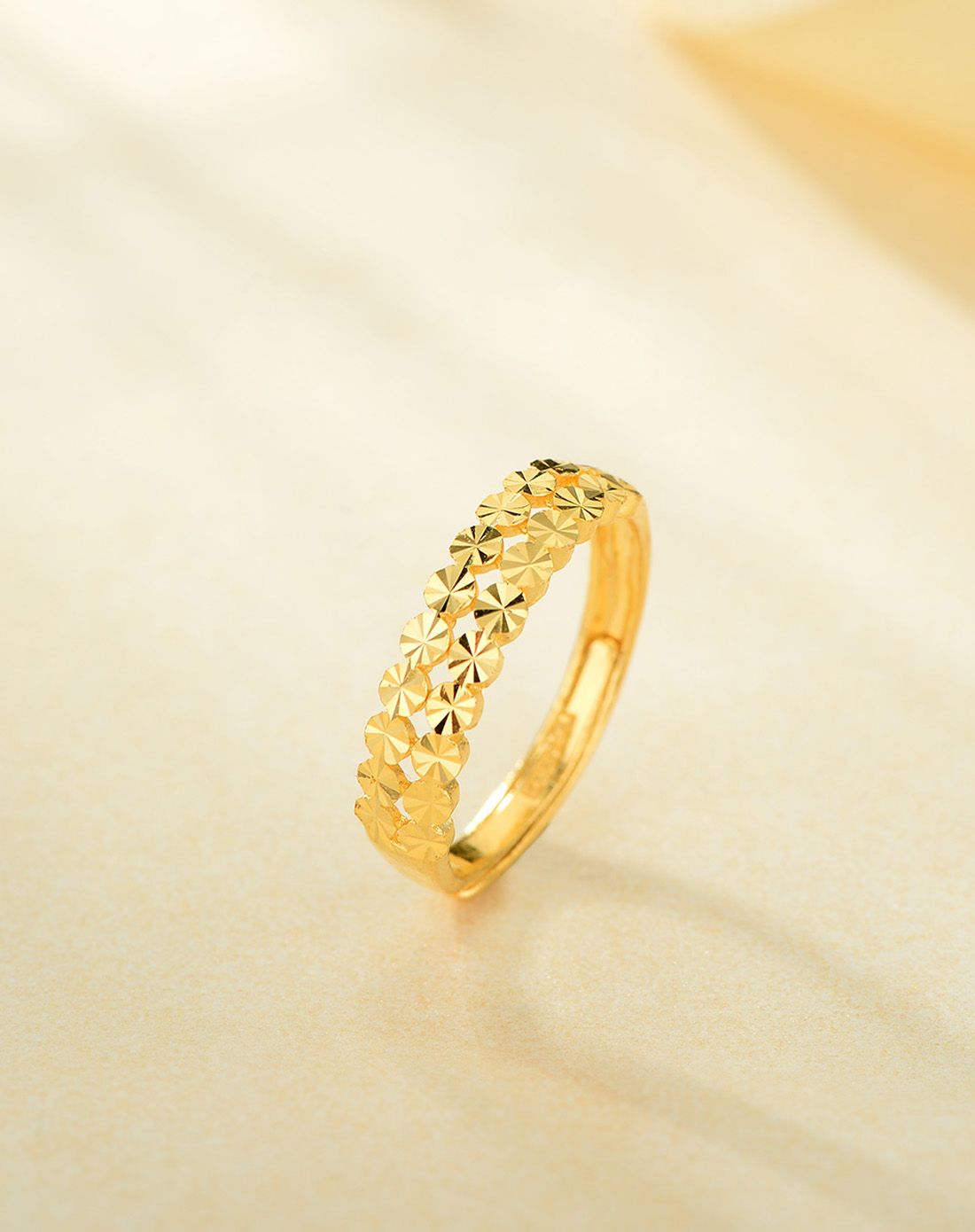 黄金 满天星戒指