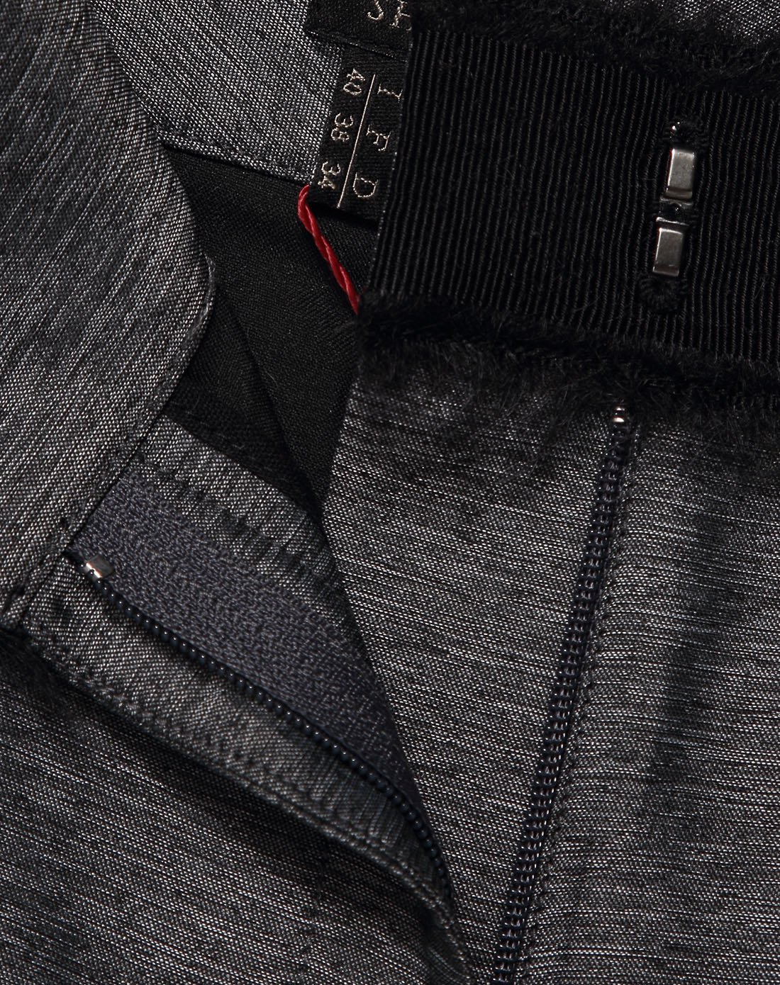 夏姿61陈女士 浓情新年 东方色彩夏姿陈女款涤纶拼接休闲裤511023 x