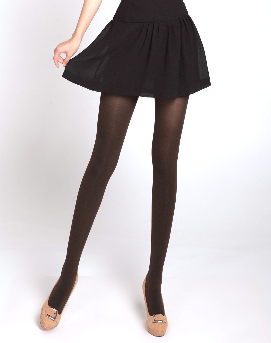 宝娜斯 2双装 200d超弹柔肤时尚连裤袜