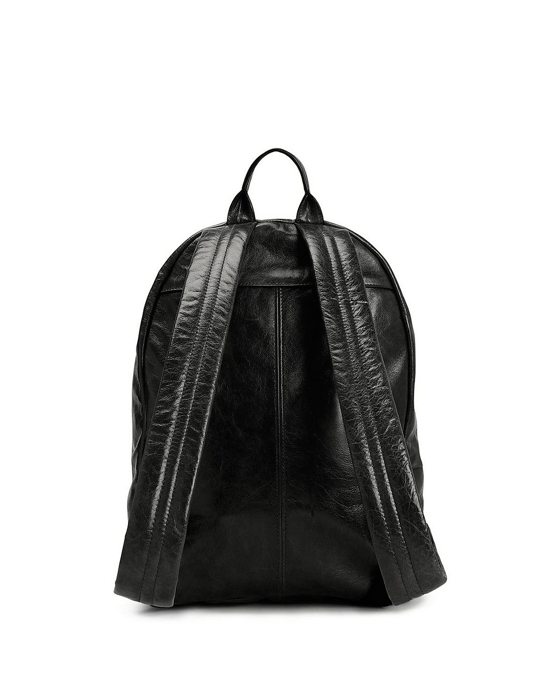 marc jacobs 中性款时尚皮革拉链双肩背包