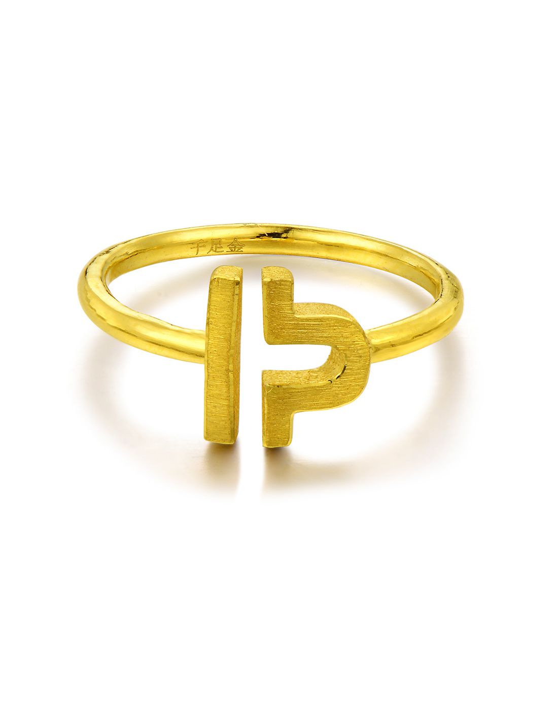 中国黄金 黄金 天秤座戒指