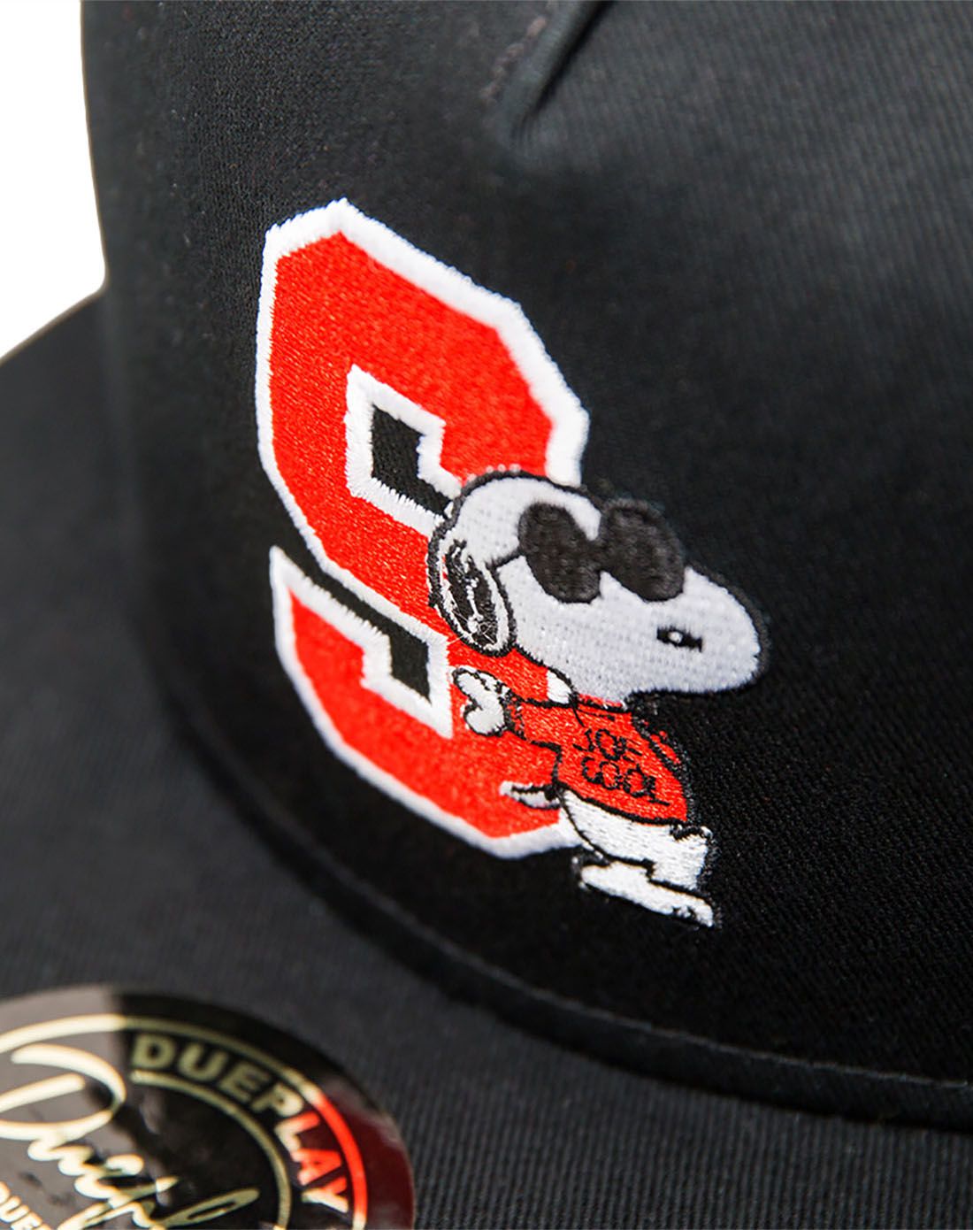 dueplay×snoopy 中性款黑色史努比棒球帽