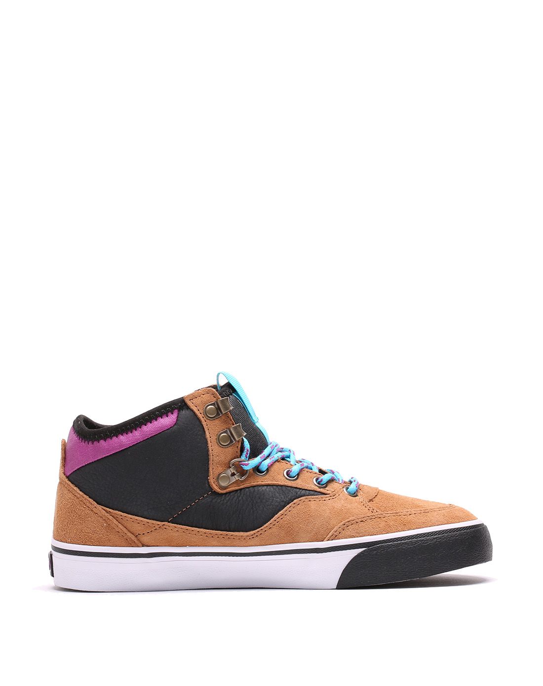 buffalo boot男款棕色/黑色时尚撞色休闲鞋