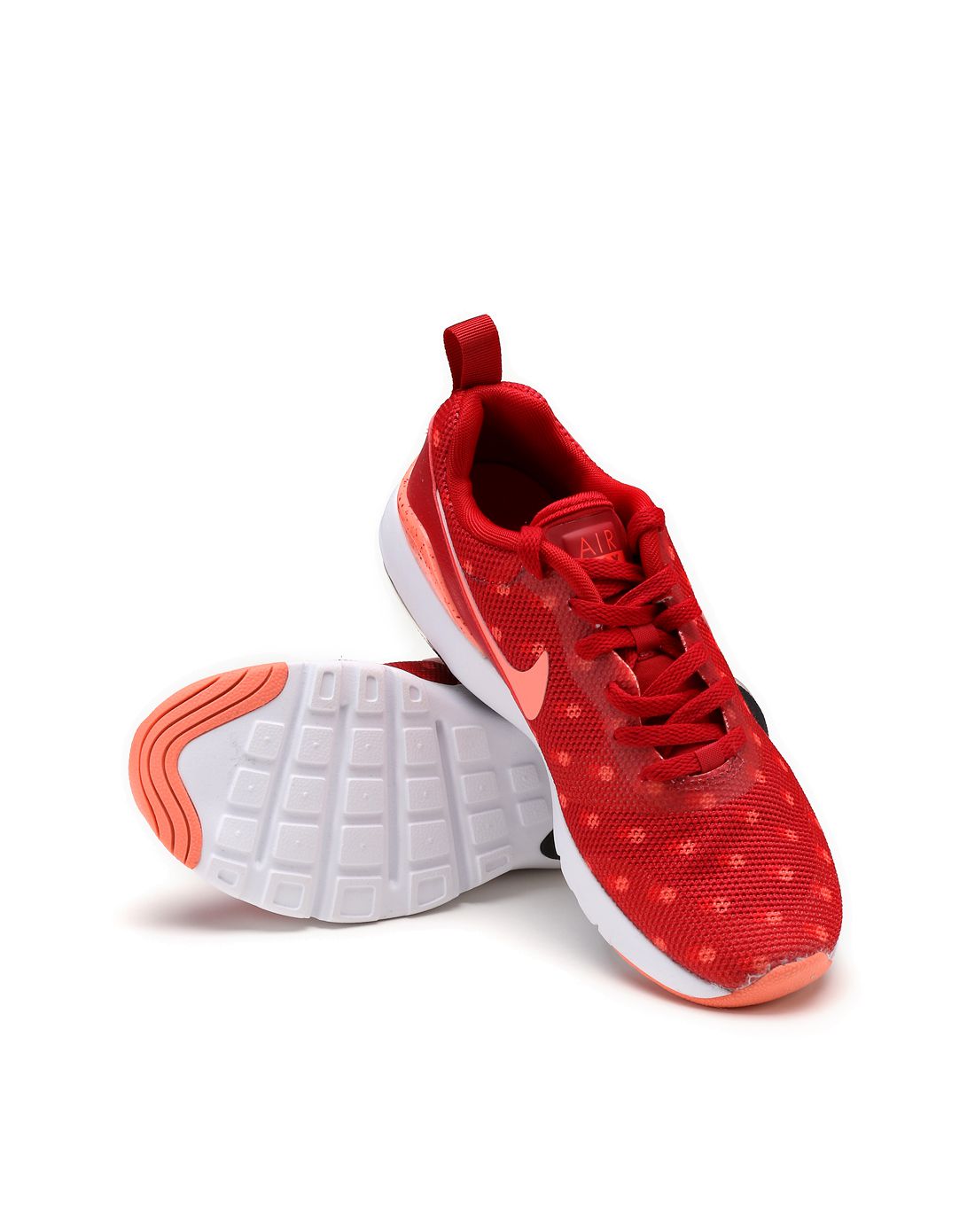 耐克nike运动潮流男女专场air max 女款红色运动鞋749511-602_唯品会