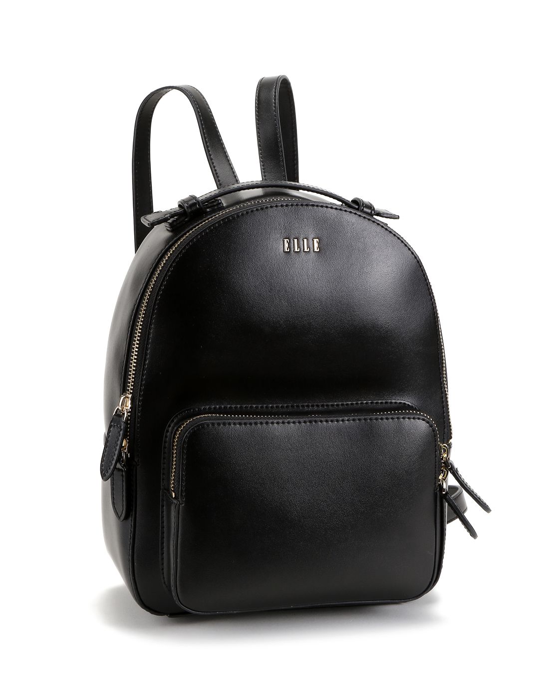 elle 2016新款黑色经典时尚双肩包