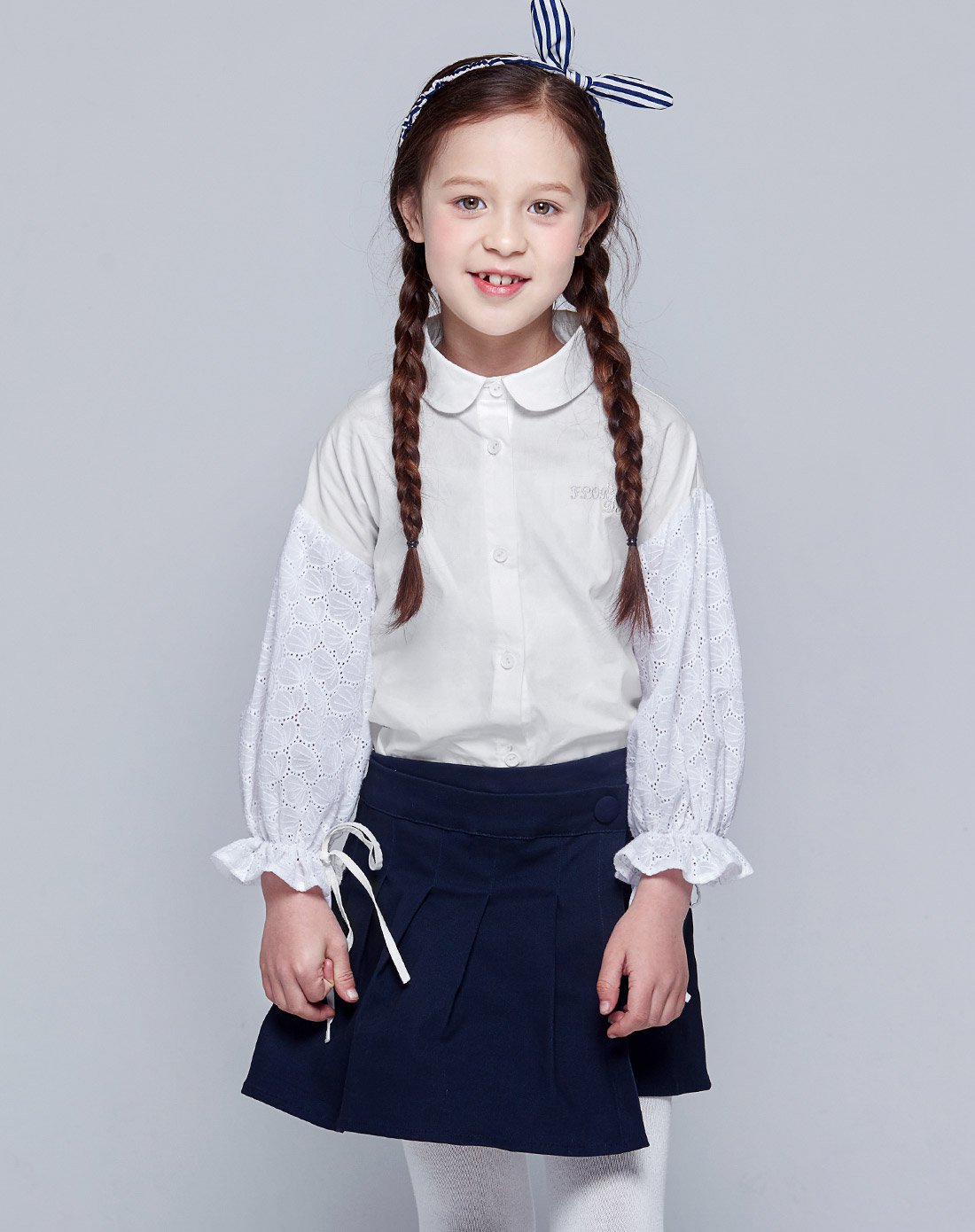 春上新-flordeer & cicie小公主服饰专场法国flordeer弗萝町 女童衬衫