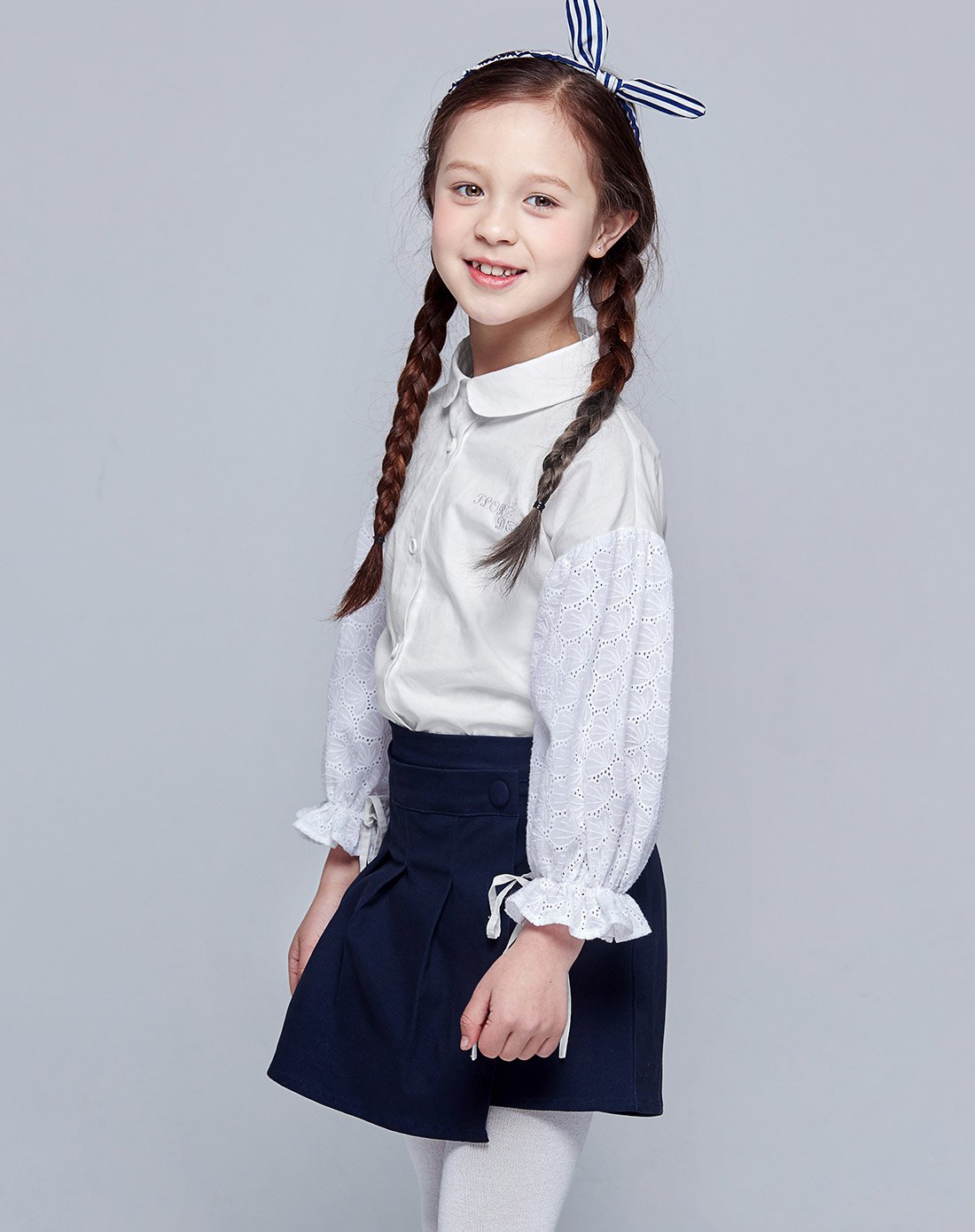 春上新-flordeer & cicie小公主服饰专场法国flordeer弗萝町 女童衬衫