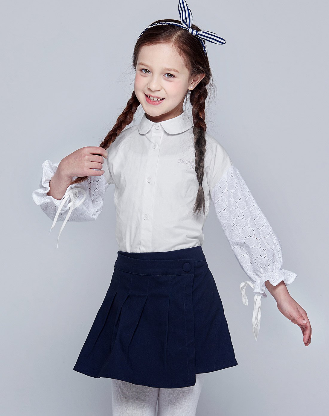 春上新-flordeer & cicie小公主服饰专场法国flordeer弗萝町 女童衬衫