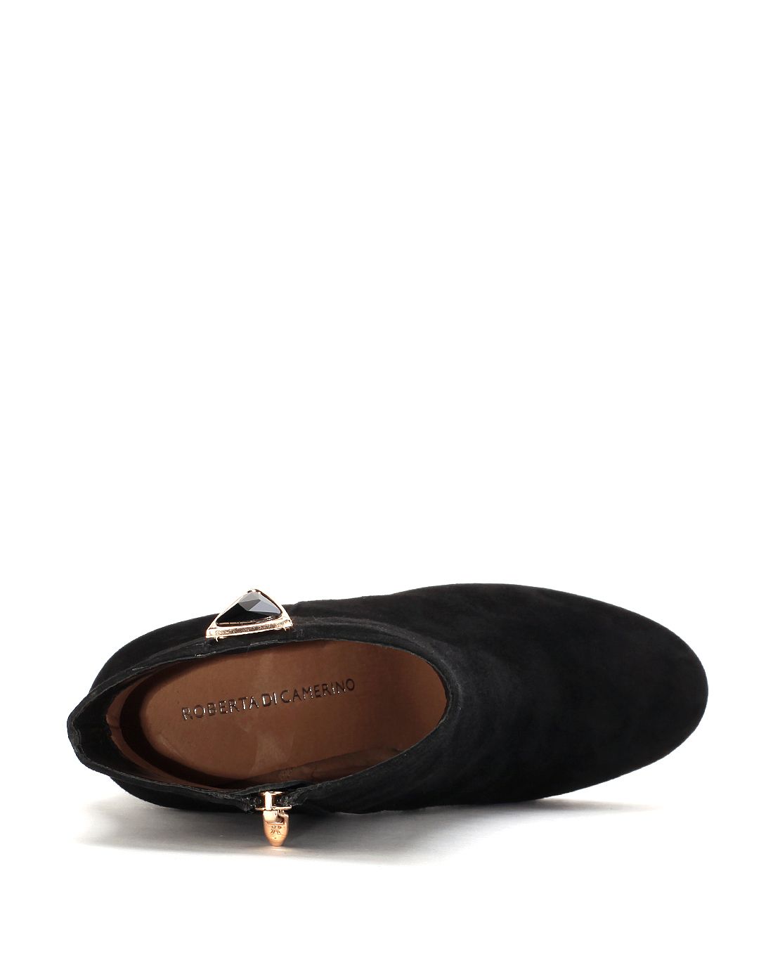 诺贝达roberta di camerino女鞋专场 诺贝达女款羊皮绒面革女式短靴