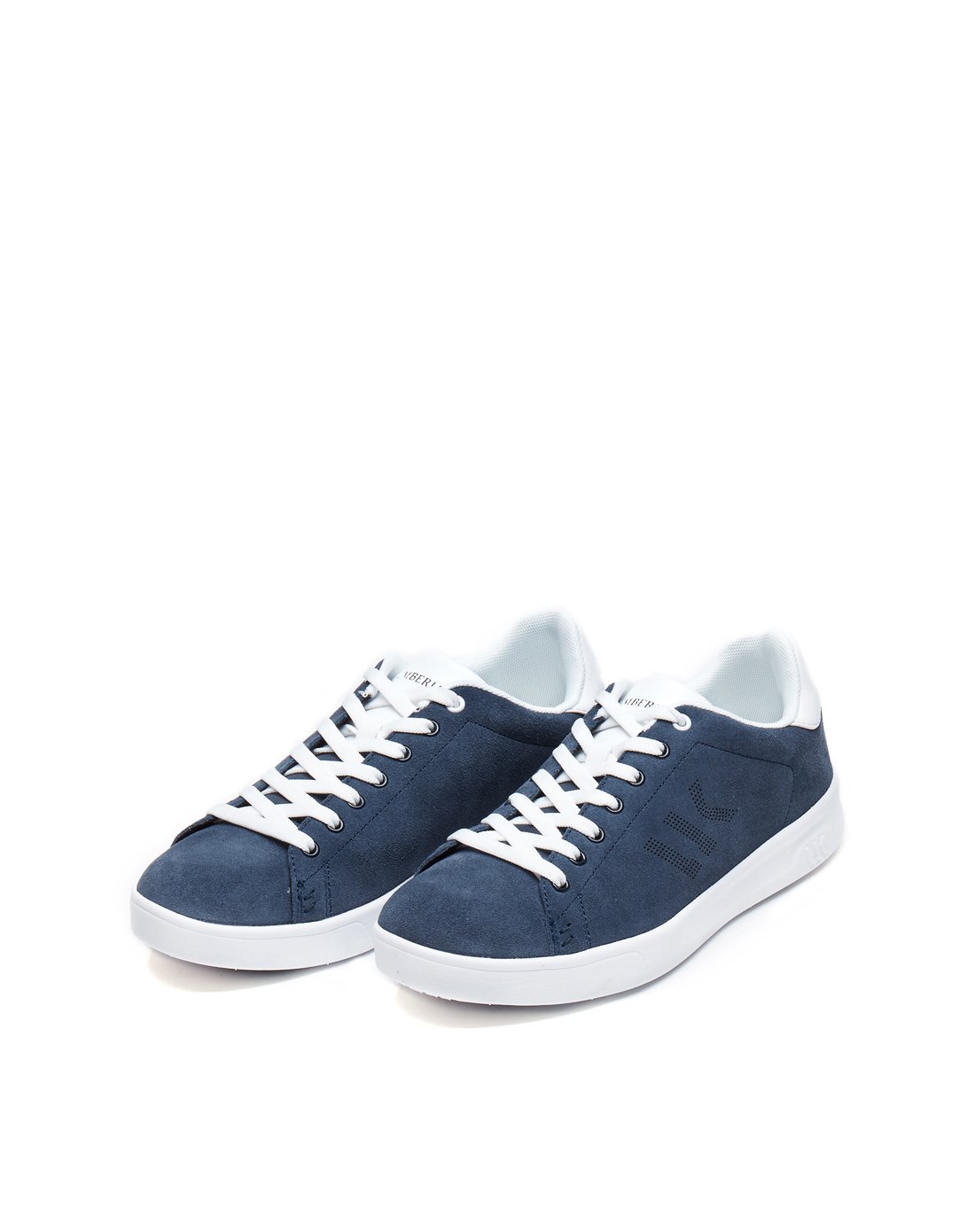 意大利lumberjack男女鞋春夏系列男款系带绒面休闲鞋藏蓝/白色sm30005