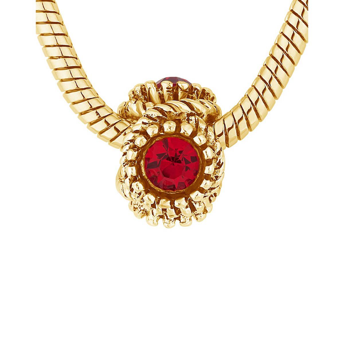 红配金水晶吊饰手链施华洛世奇元素 (小号)avabraredgoldsml_唯品会