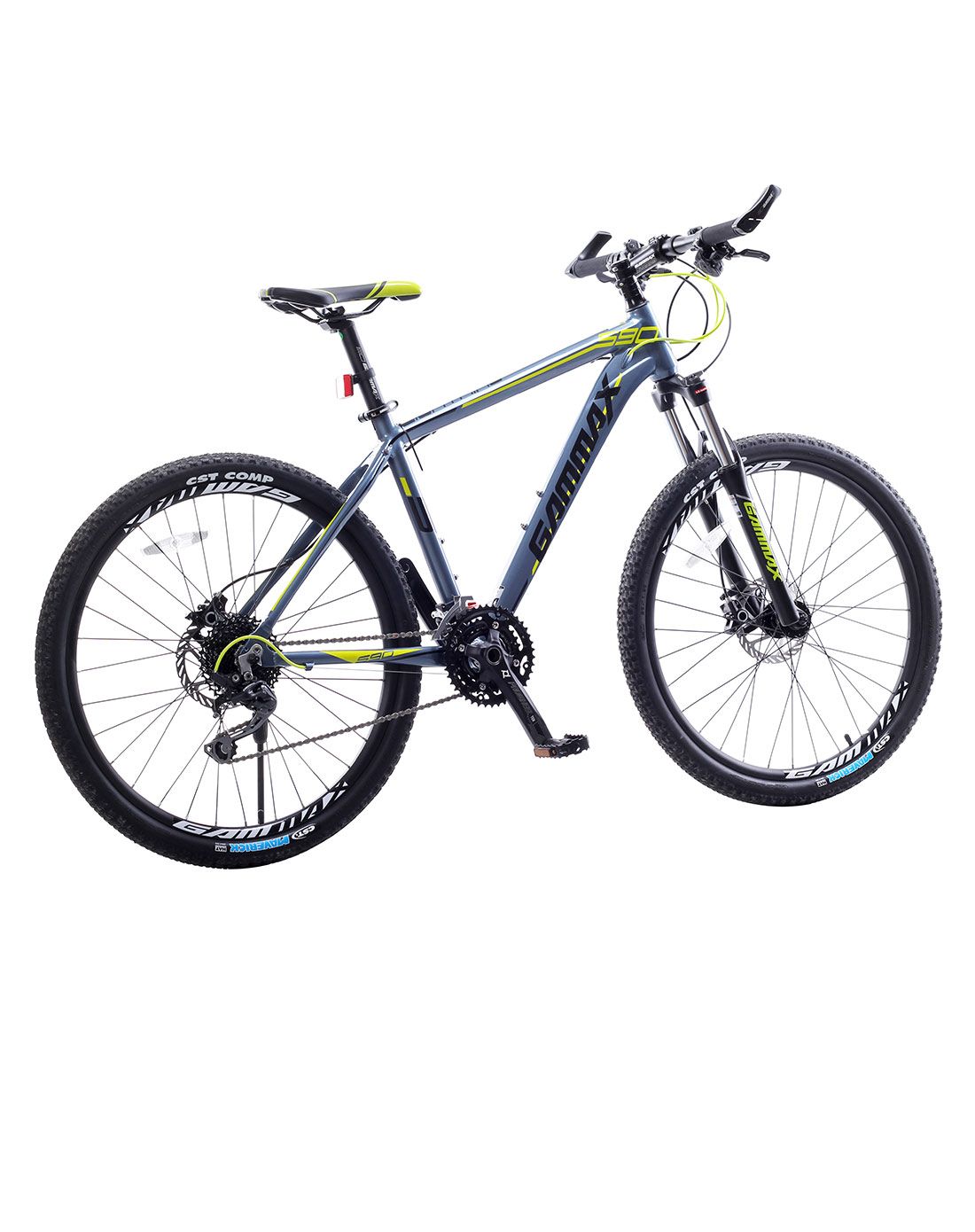 杰玛仕gammax户外自行车专场直发货珍珠灰无焊痕26寸油碟山地车闪电