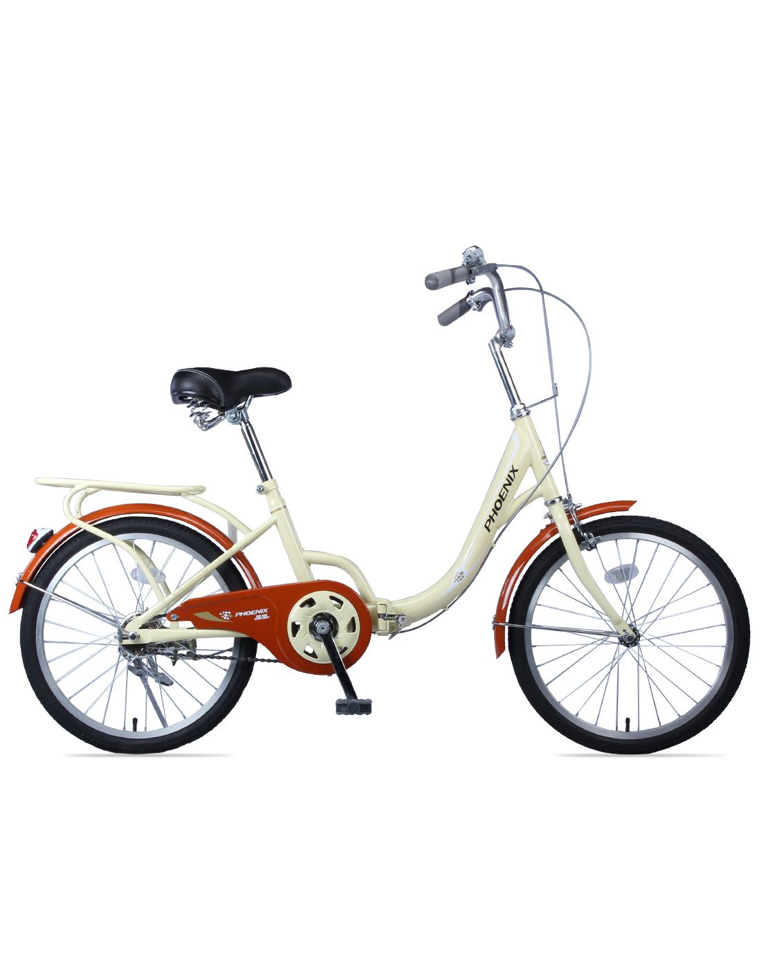 凤凰 女式米黄色20寸淑女车