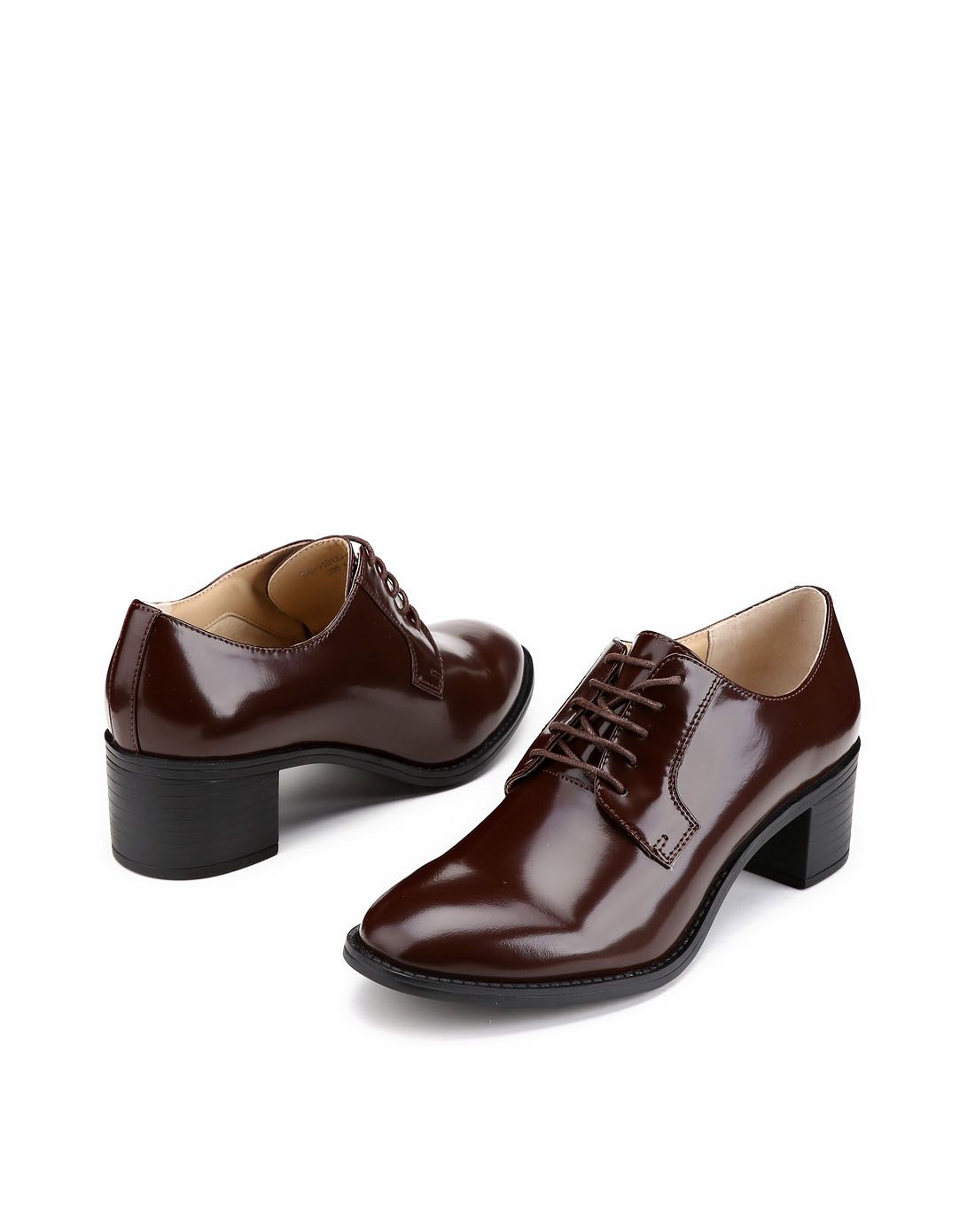 哥弟girdear酒红色英伦典雅时尚皮鞋