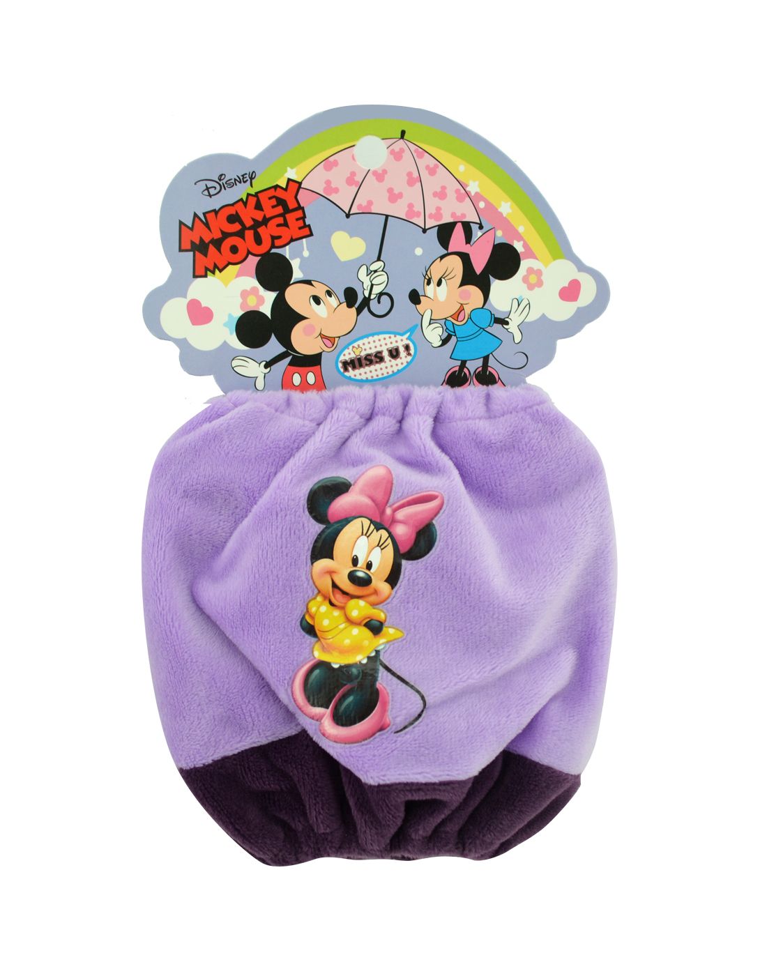 【三件起售】迪士尼disney紫/深紫色女童水晶二接米妮小童袖套