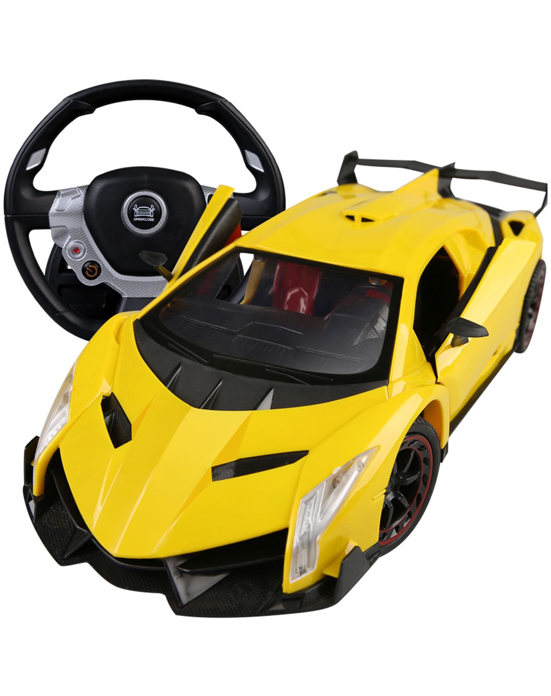 nükied 纽奇 儿童遥控玩具可充电黄色漂移车