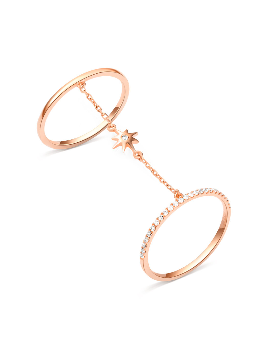 曼卡龙 18k金钻石戒指sccr412122【耀目星光】