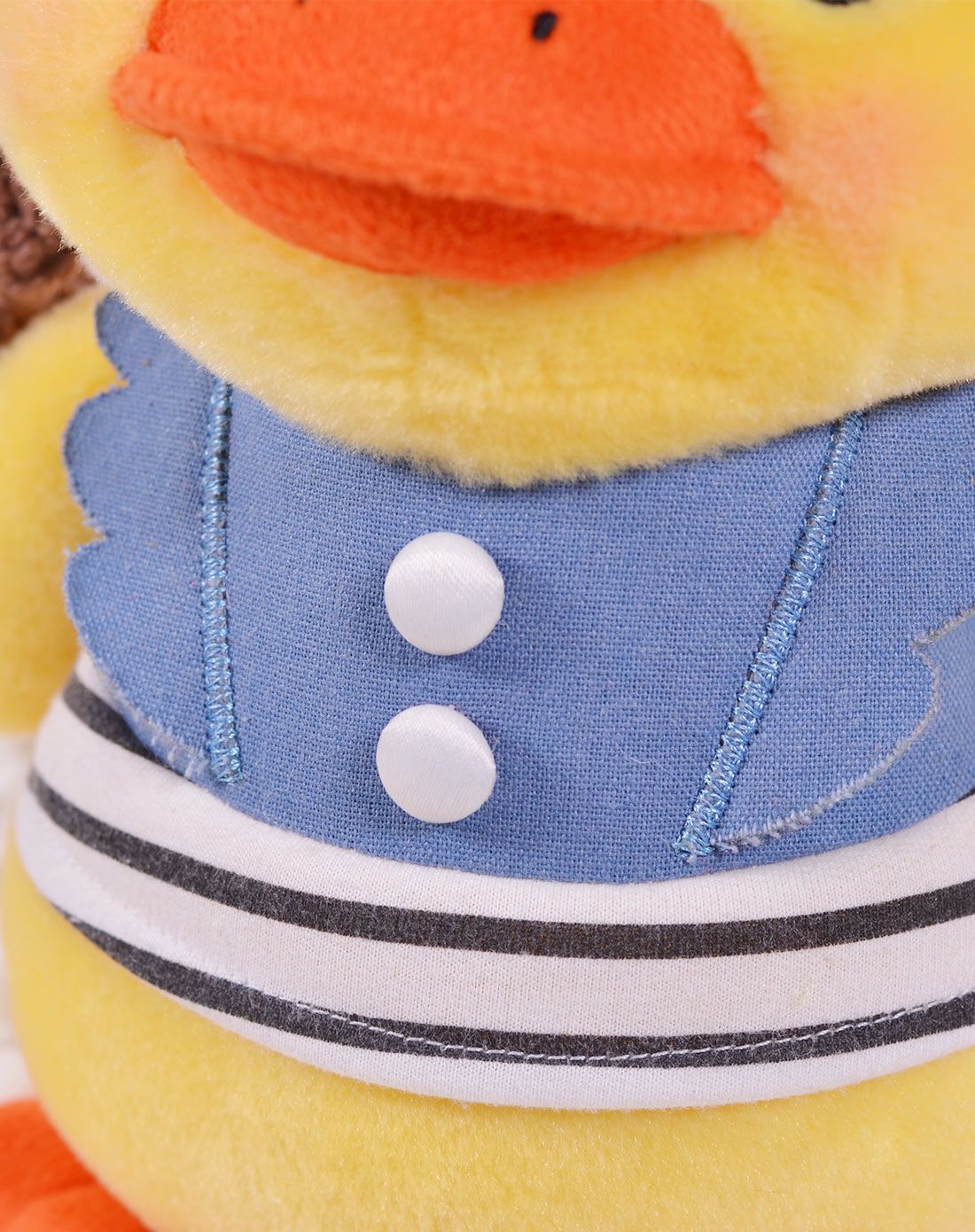 可爱情侣小黄鸭天蓝色马甲