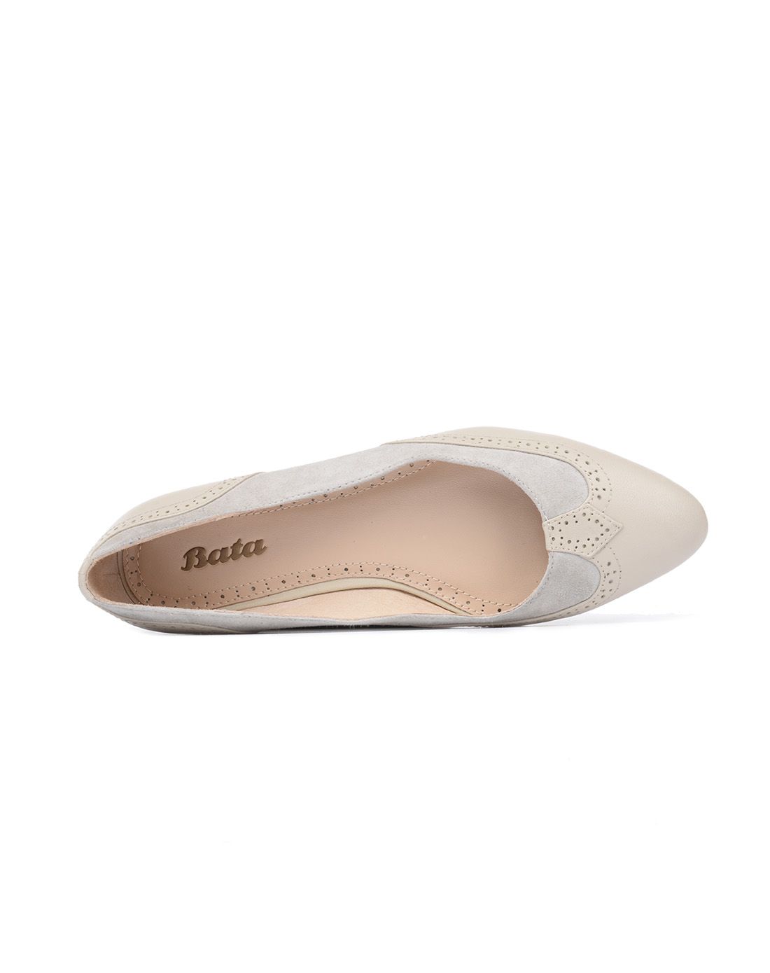 2016年新品bata拔佳灰色休闲女鞋