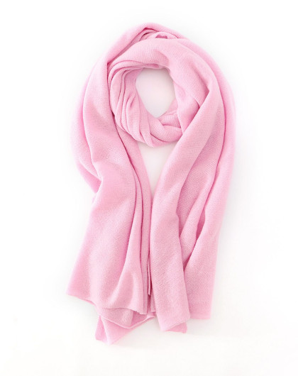 水粉色山羊绒大围巾山羊绒女士披肩
