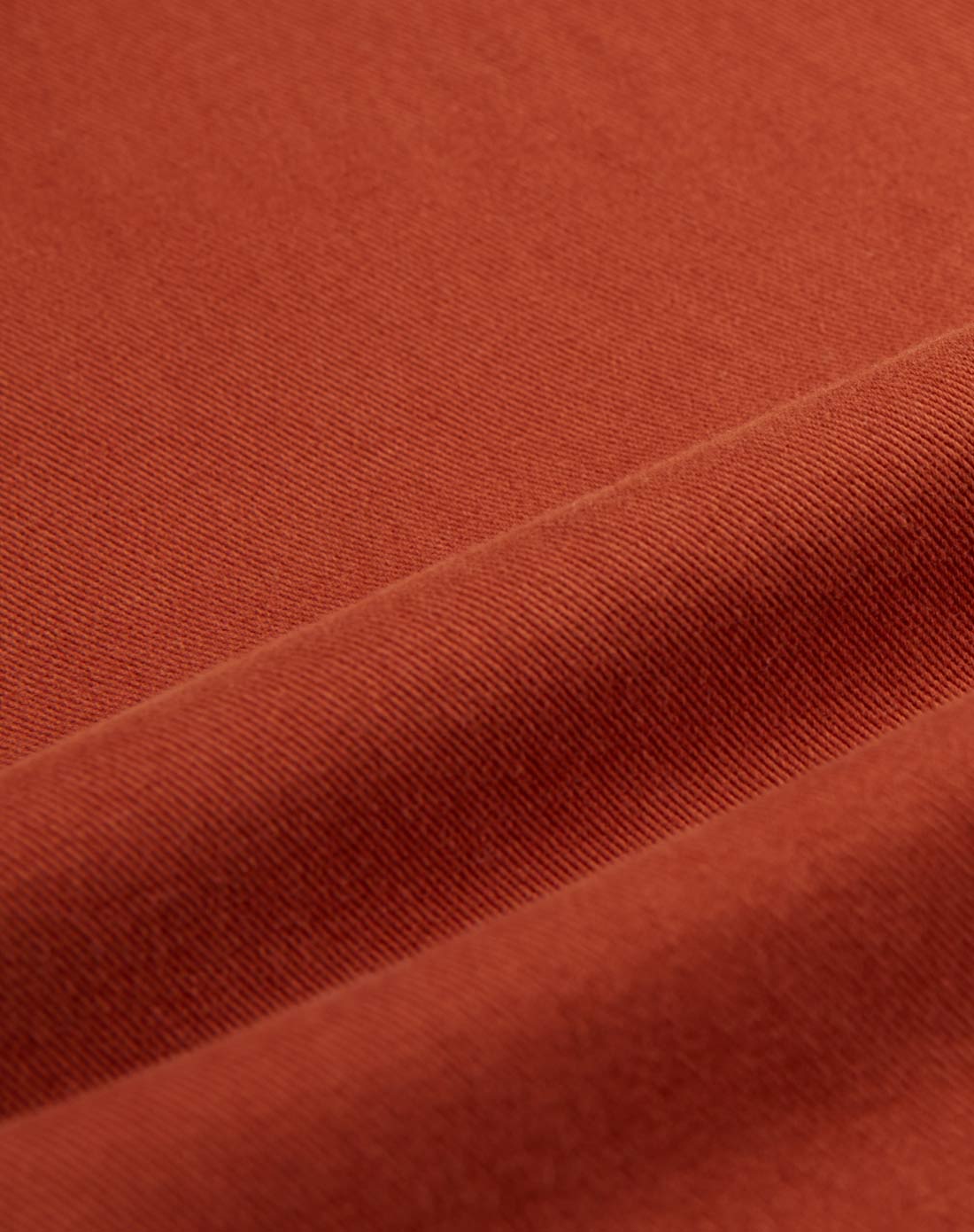 铁红色修身纯色长裤