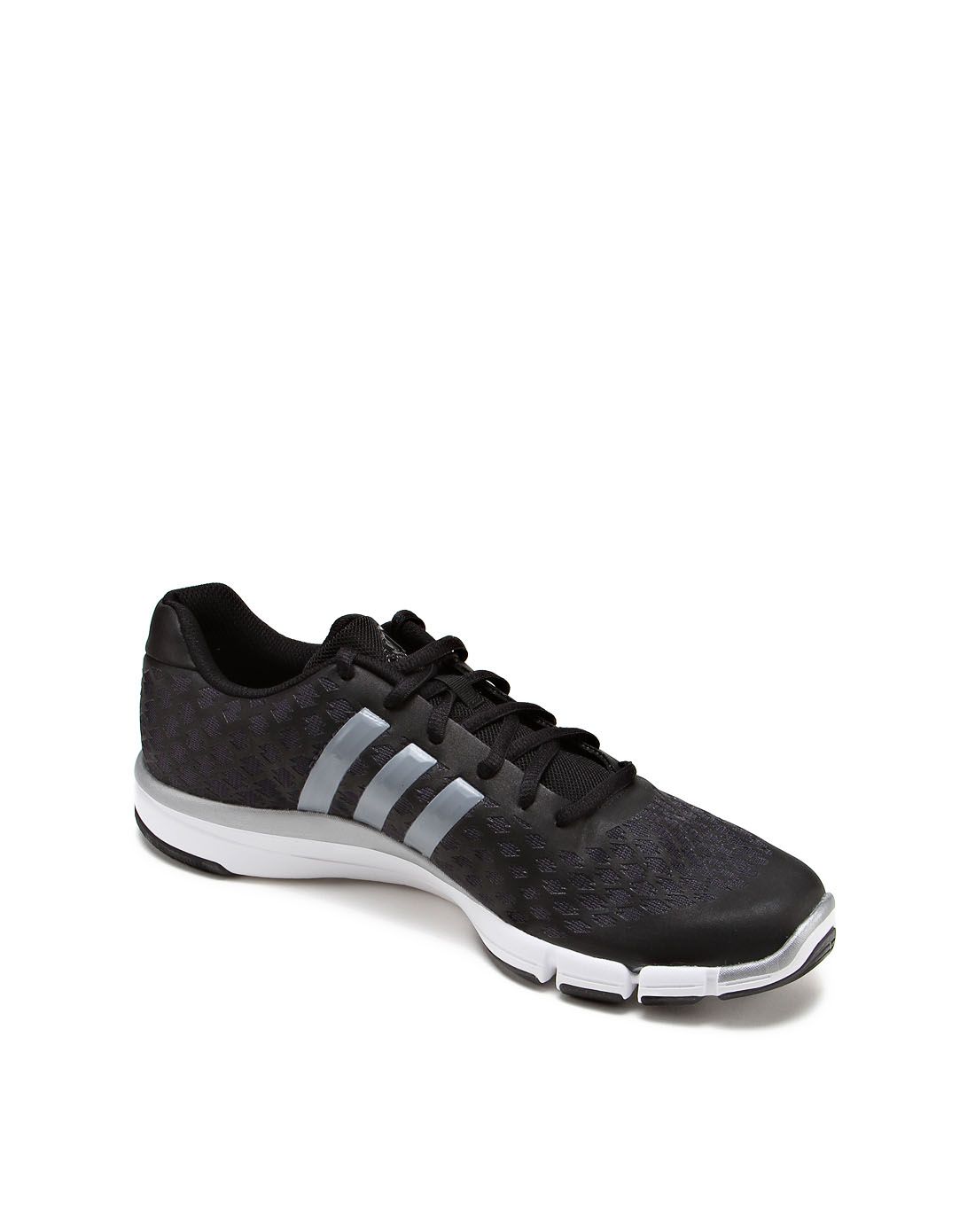 adidas时尚运动鞋新品专场男款灰黑色训练鞋 透气轻便m21180_唯品会