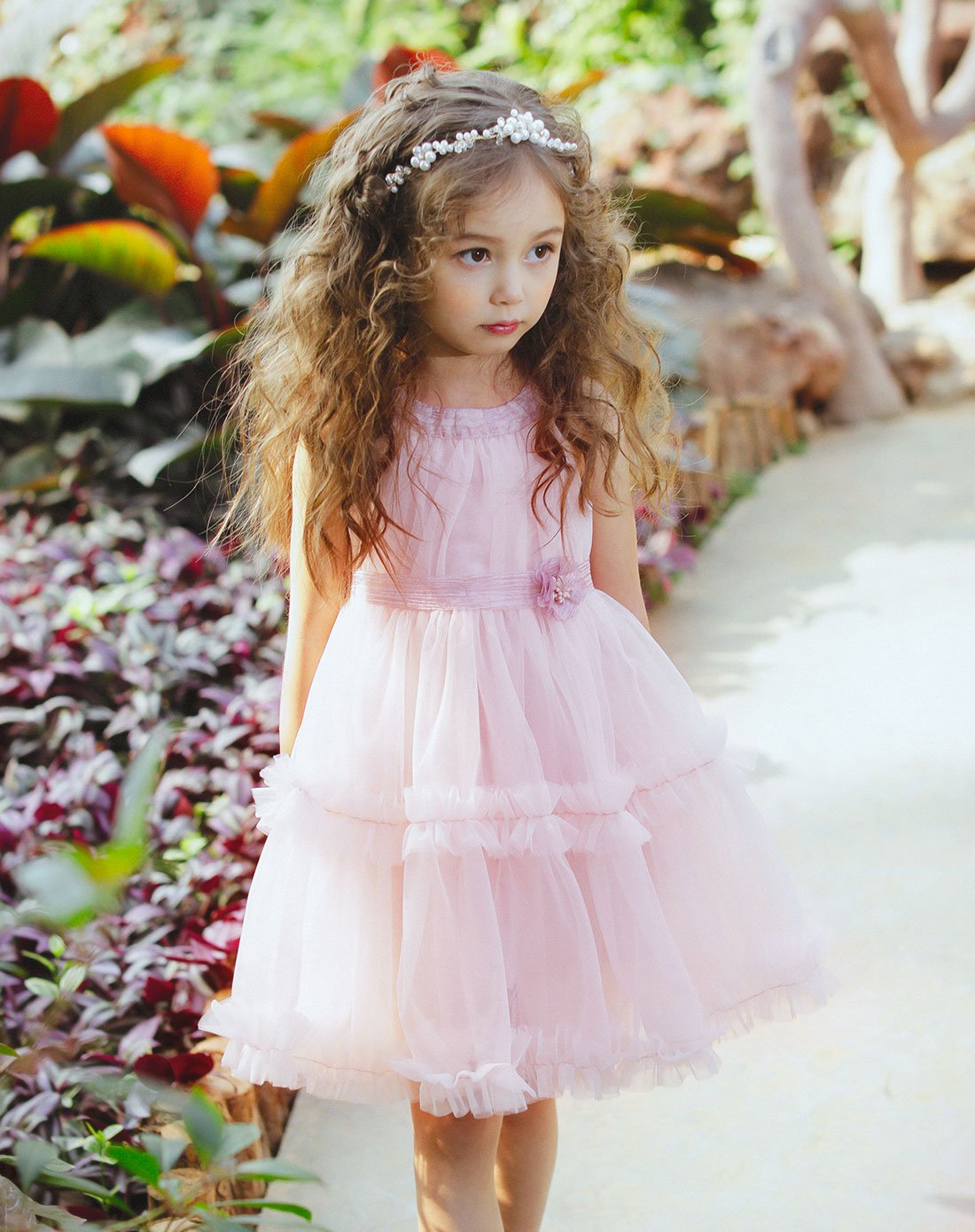 春上新-法国js轻奢小公主童装海外专场js童装女童儿童蛋挞公主纱裙