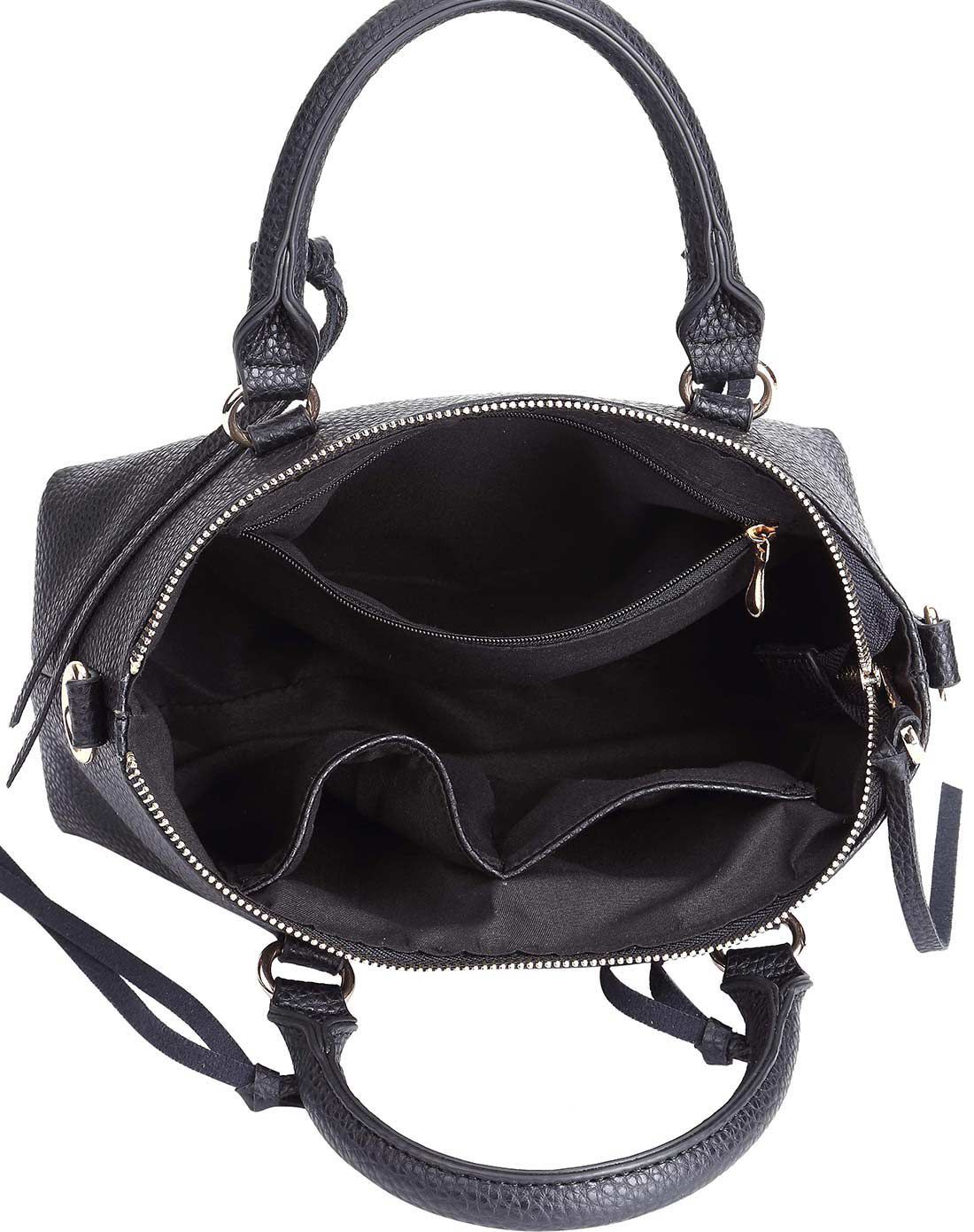 皮具专场2016年新品女款黑色时尚流苏手提斜挎包ssdb422301_唯品会