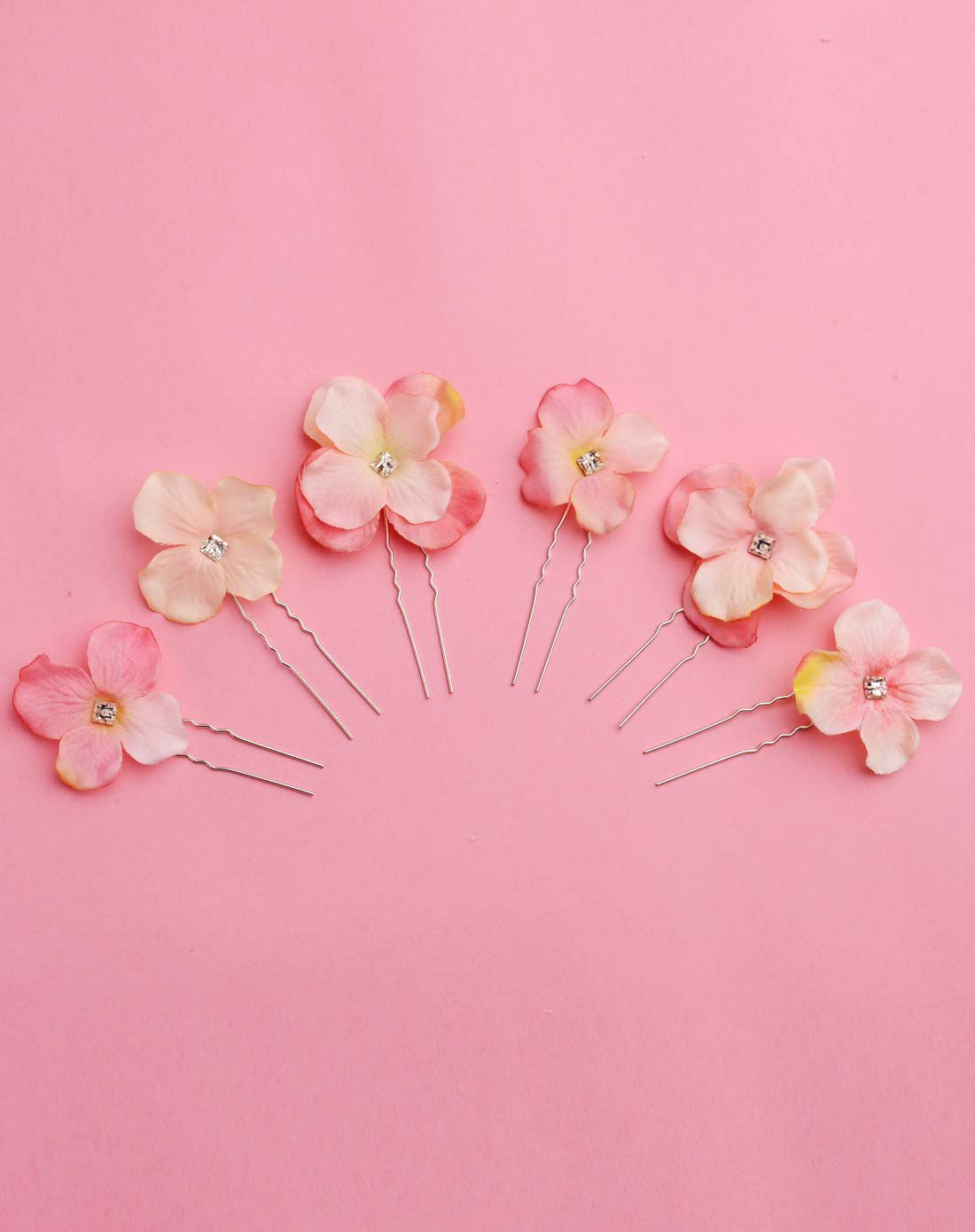 chimera 追逐 渐变粉色u型发簪套装