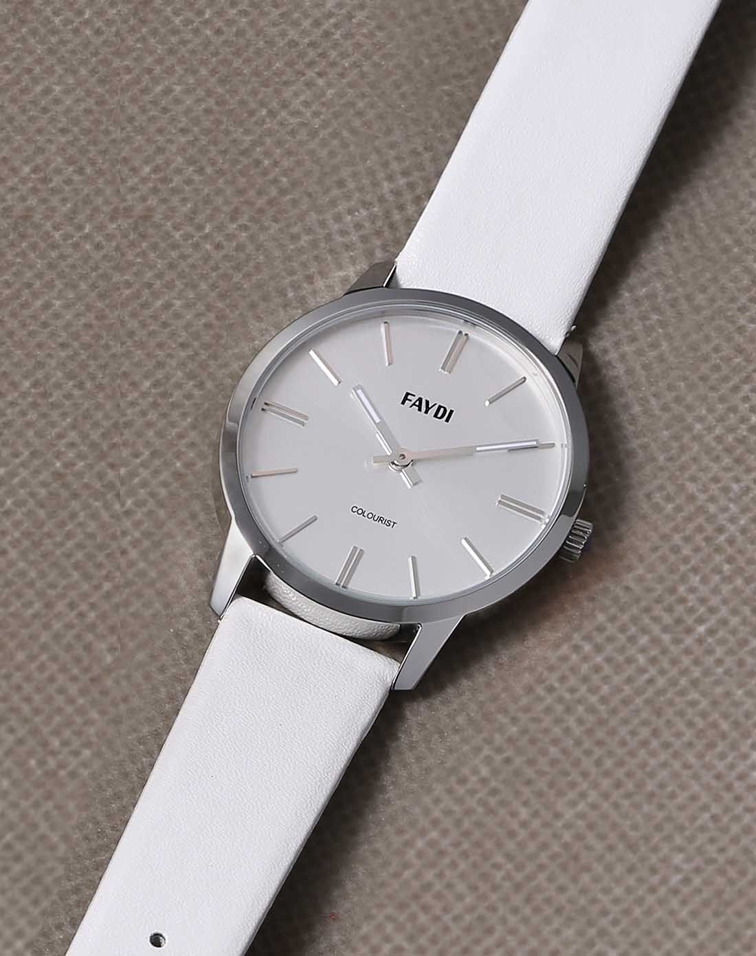 飞迪faydi (人气热销款)简约出色时尚情侣对表男款白色