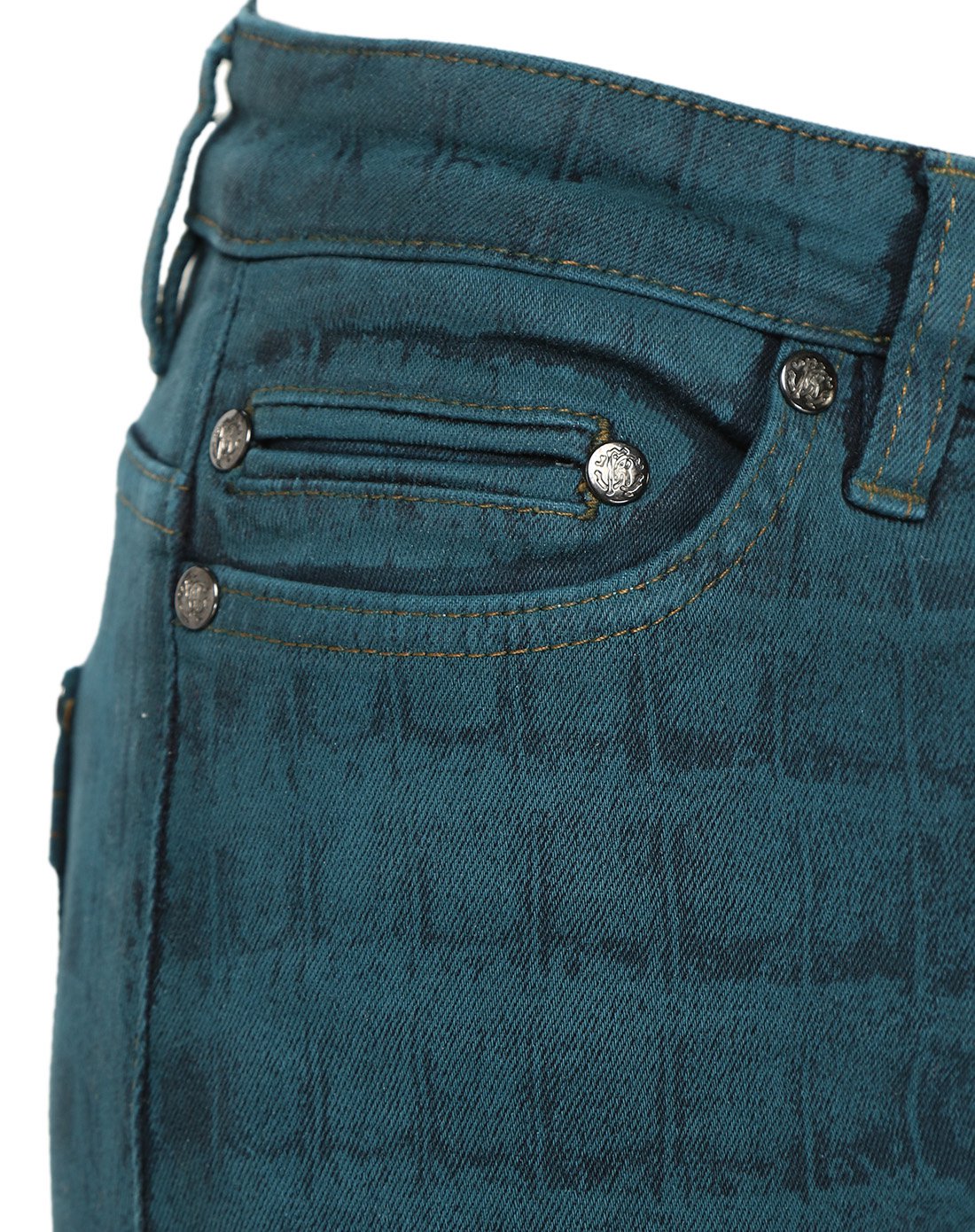 女款弹力棉质休闲长裤绿/黑色